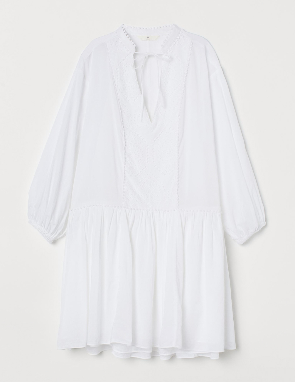 

Туника H&M Ж1065315 цвет белый L