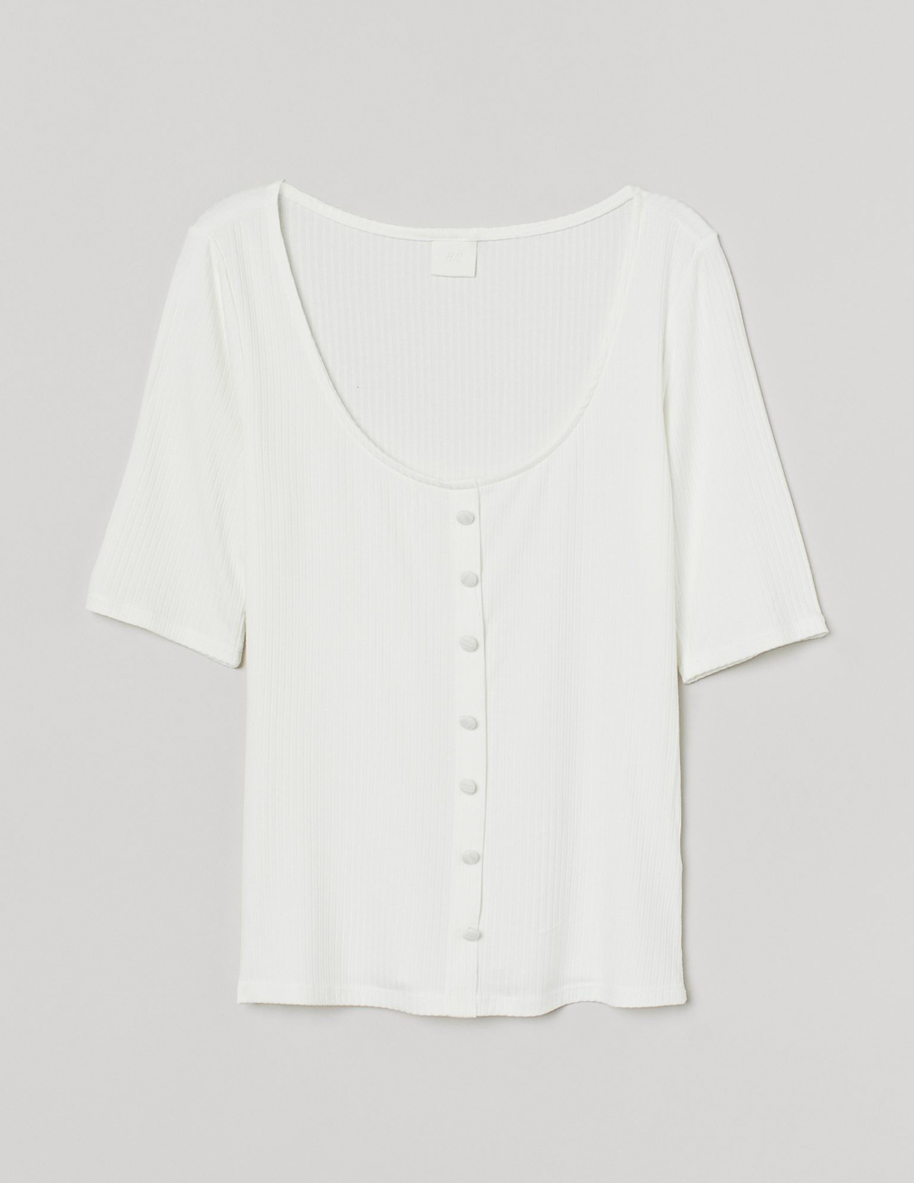 

Футболка H&M Ж1065258 цвет белый S