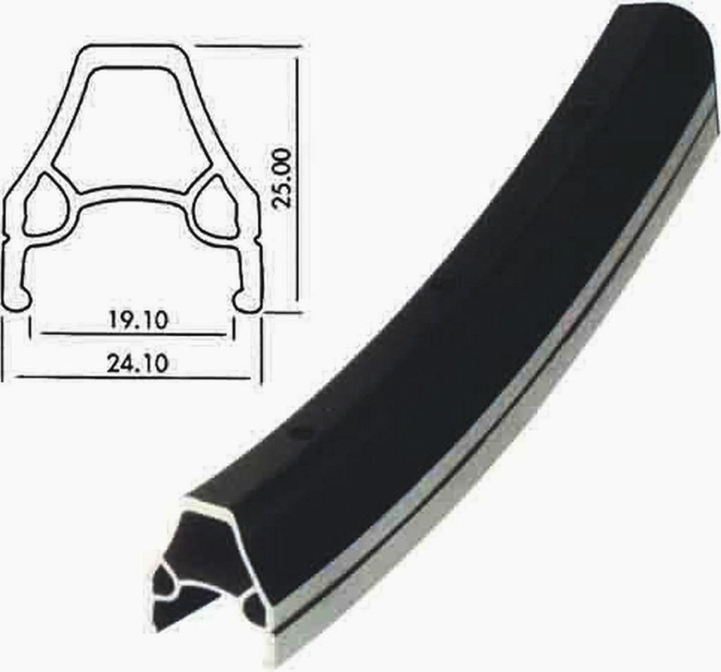 

Обод 26* Avanti DH-25 36h двойной черный с проточкой