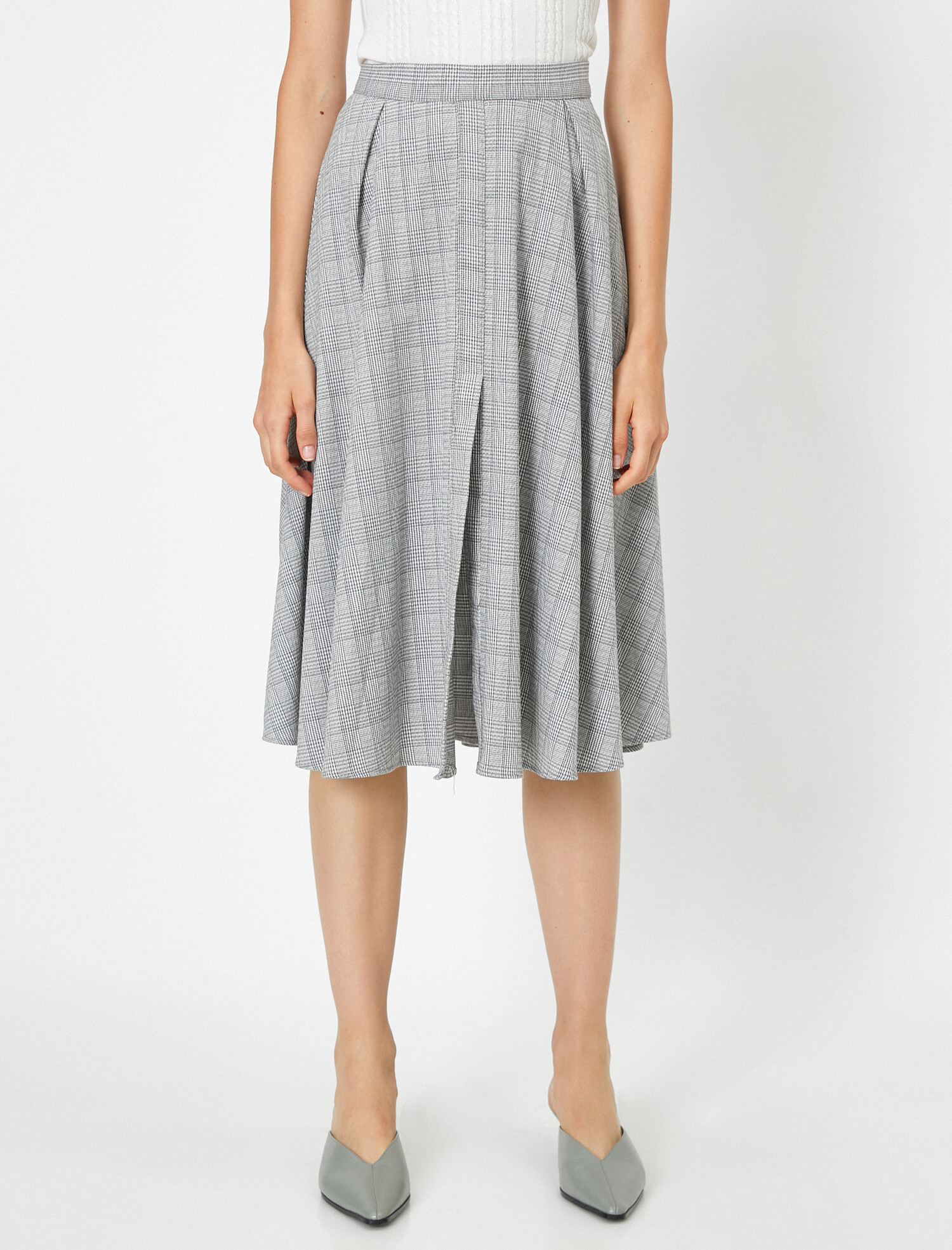 

Юбка Koton 9YAK76829IW-04P 42 Grey Check