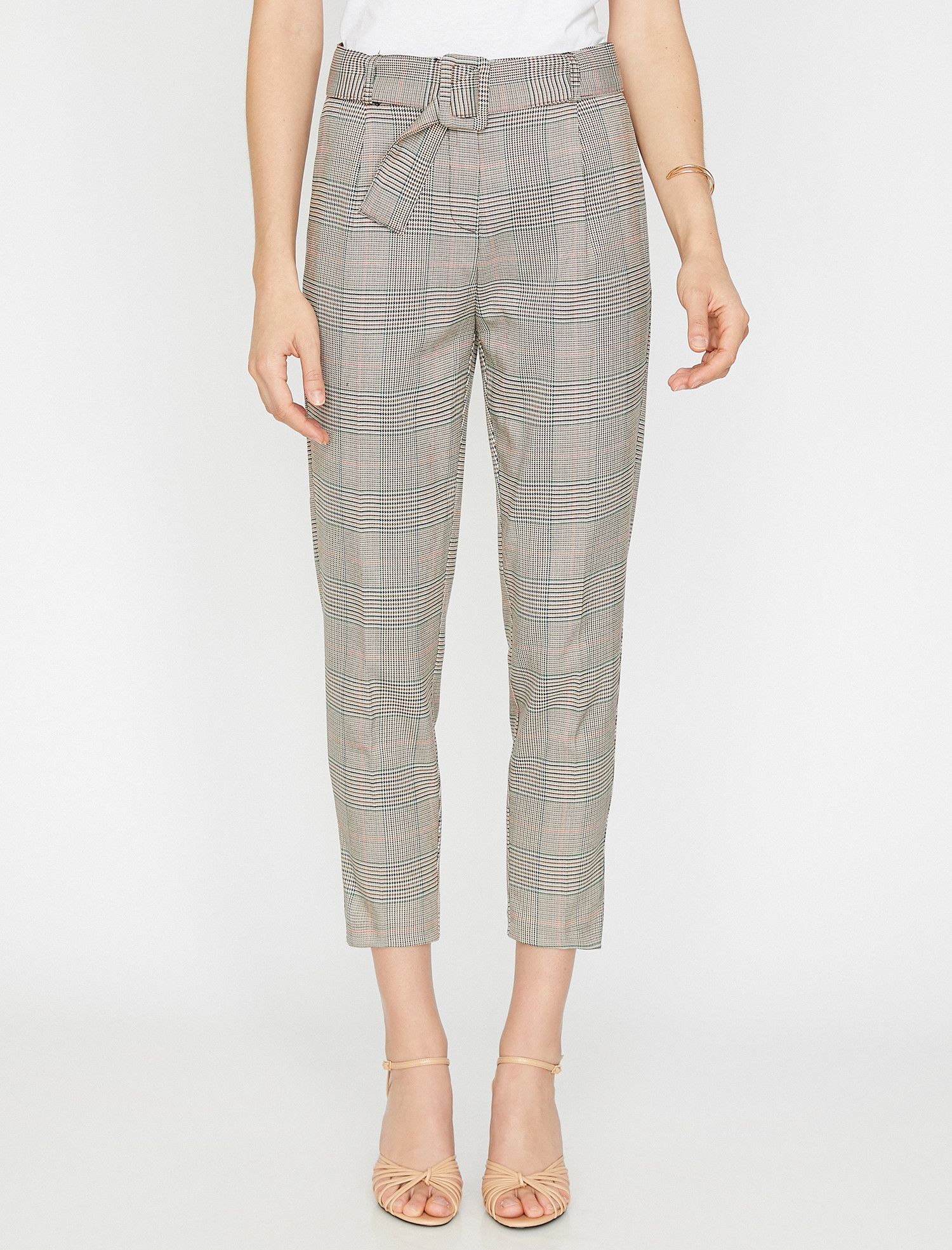 

Брюки Koton 0KAK42697RW-05P 40 Beige Check