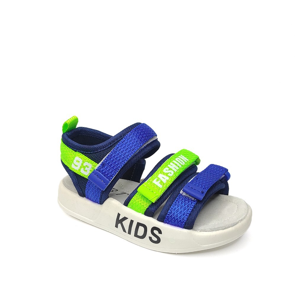 

Сандалии для мальчиков BBT kids синие с салатовым 28р. (17,5 см.)