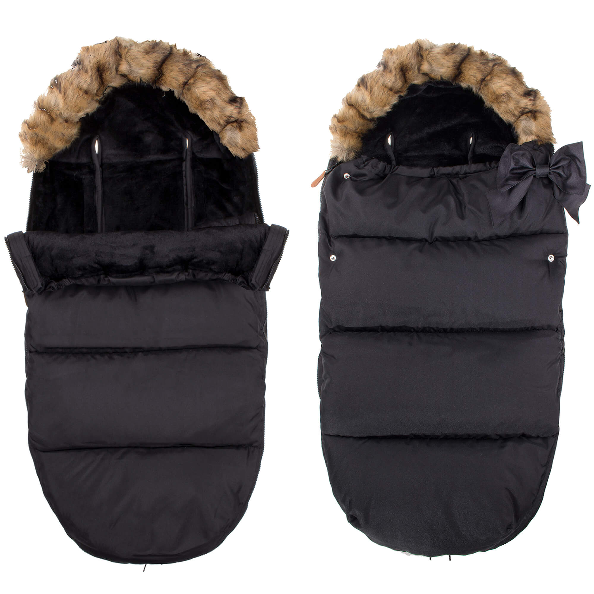 

Детский конверт для коляски, санок 4 в 1 Springos SB0003 Black