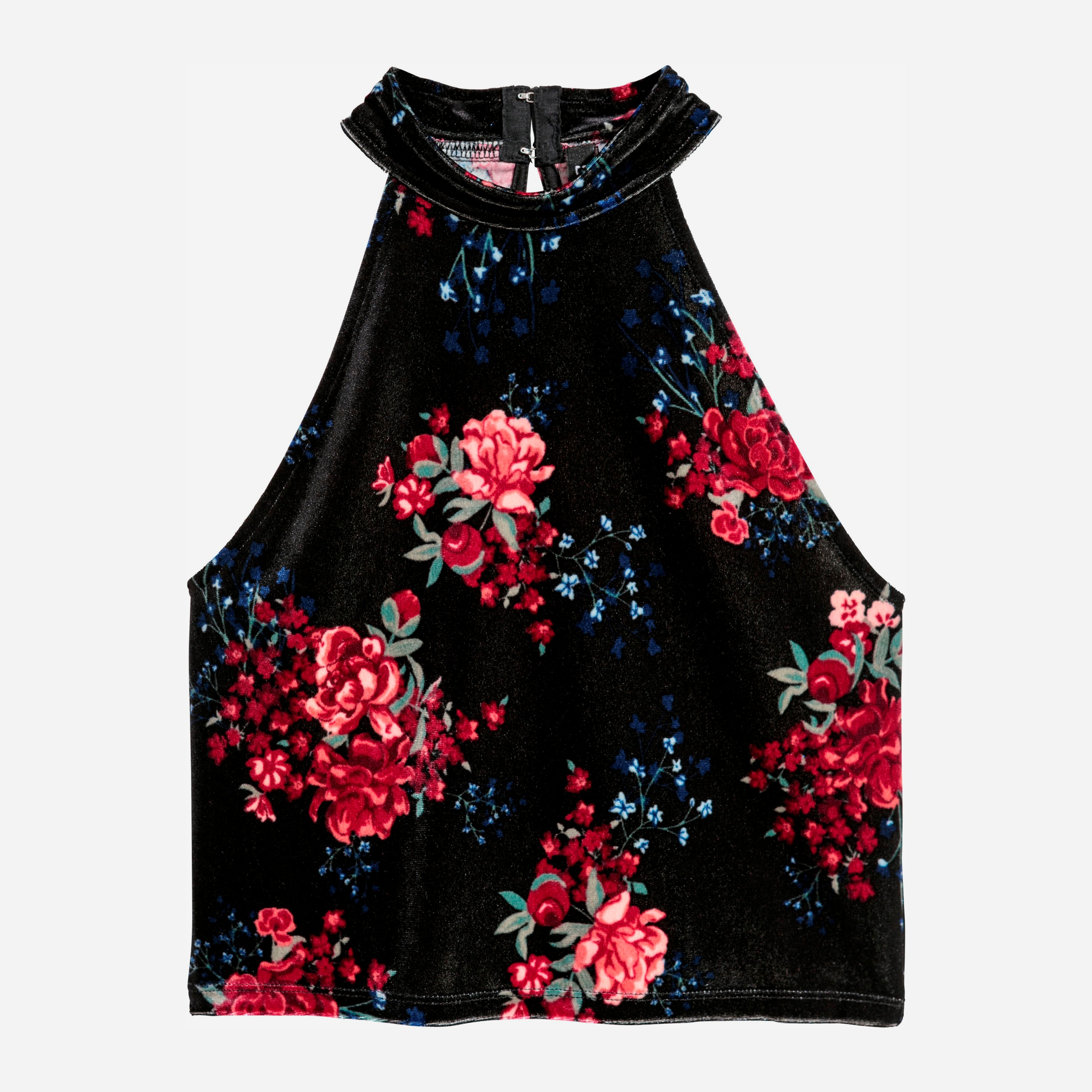 

Топ H&M 6016386-ADMZ XS Черный