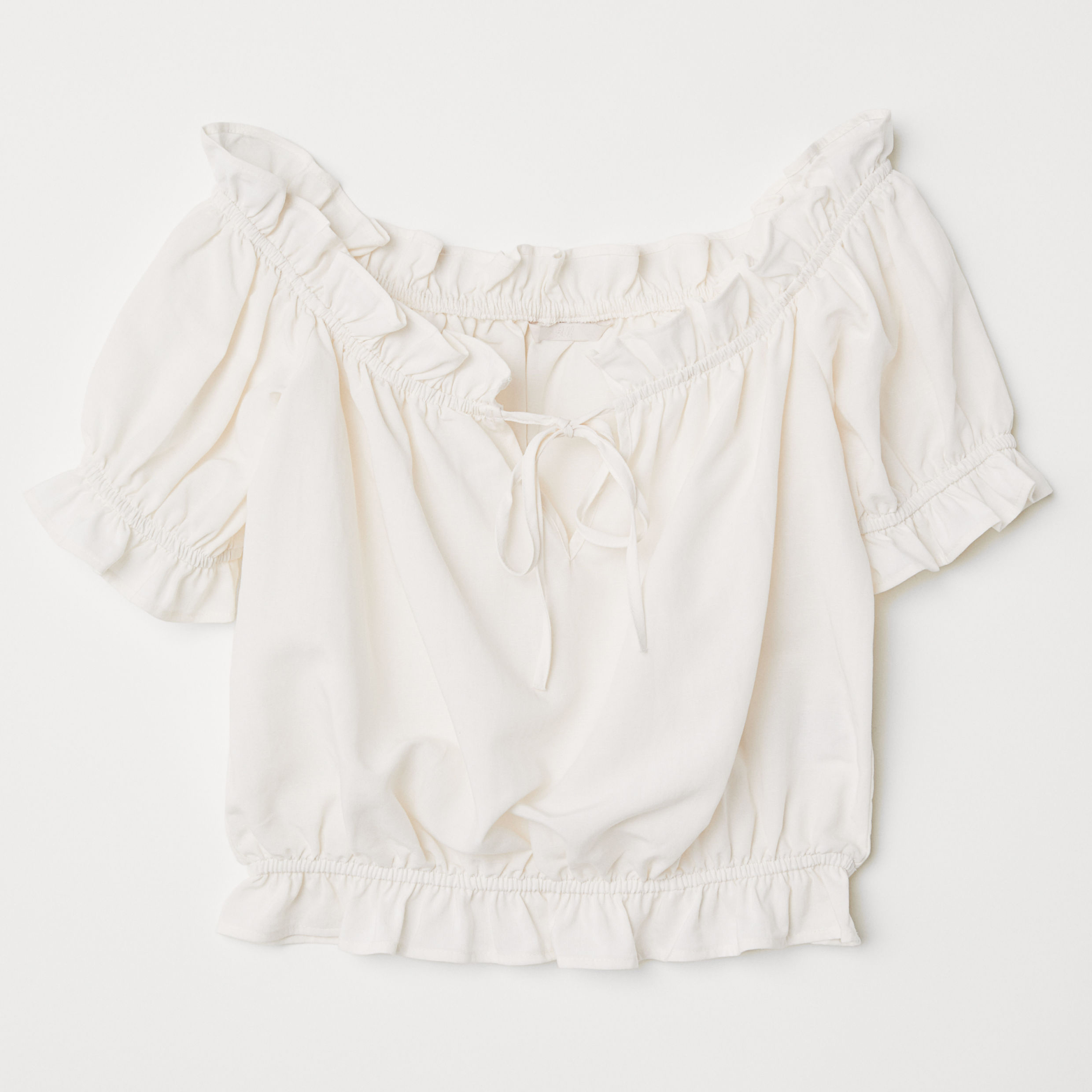 

Топ H&M 6716578-ABAK 32 Молочный