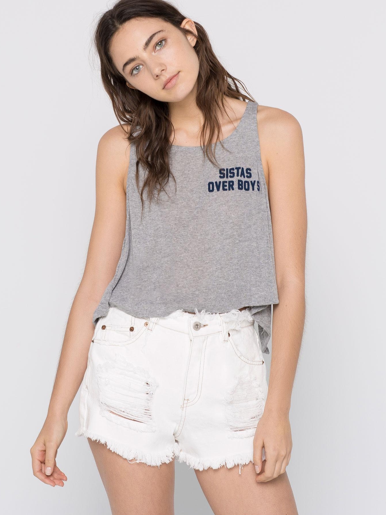 

Топ Pull & Bear 9237/357/803-AAQS S Серый