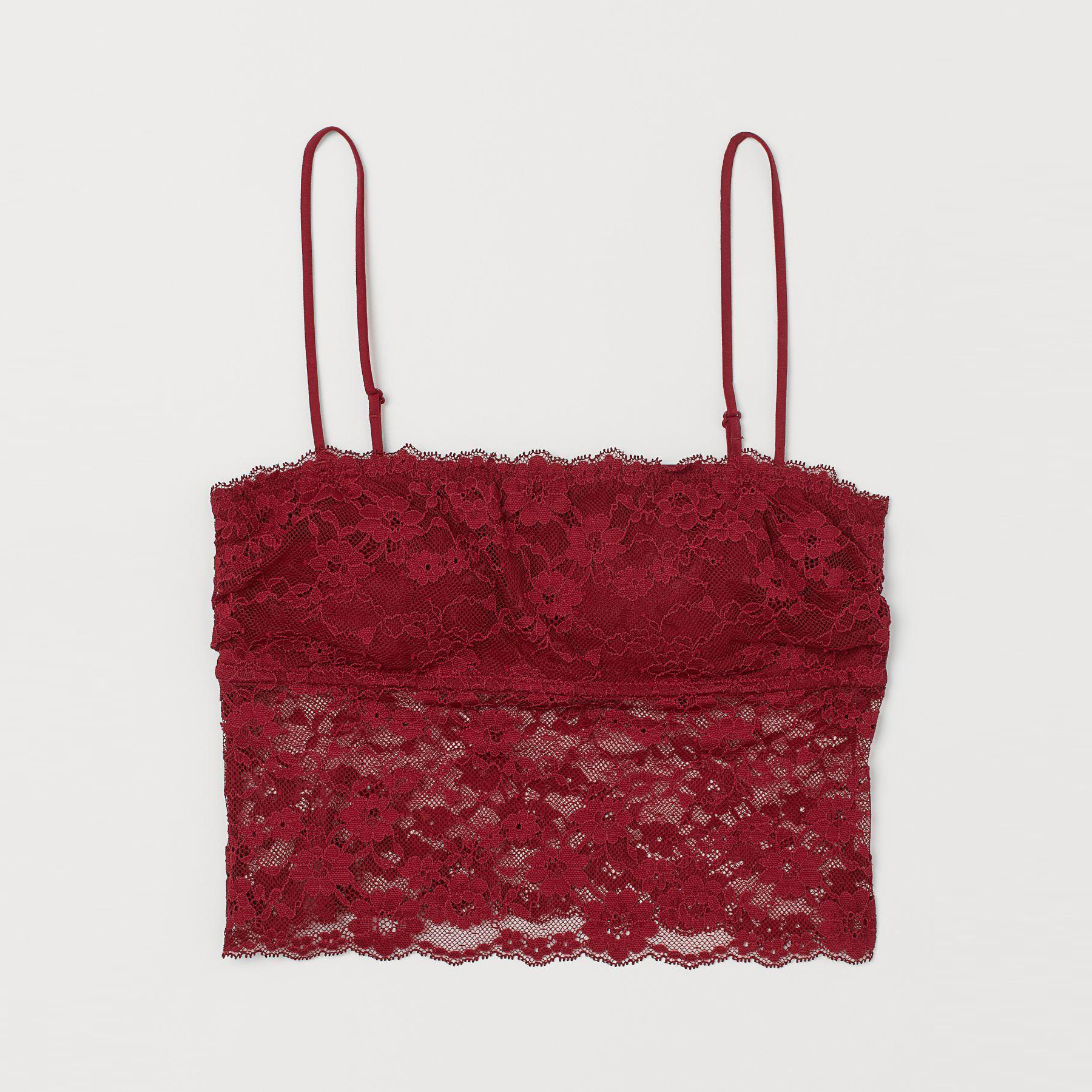 

Топ H&M 8122710-ACUK 38 Бордовый