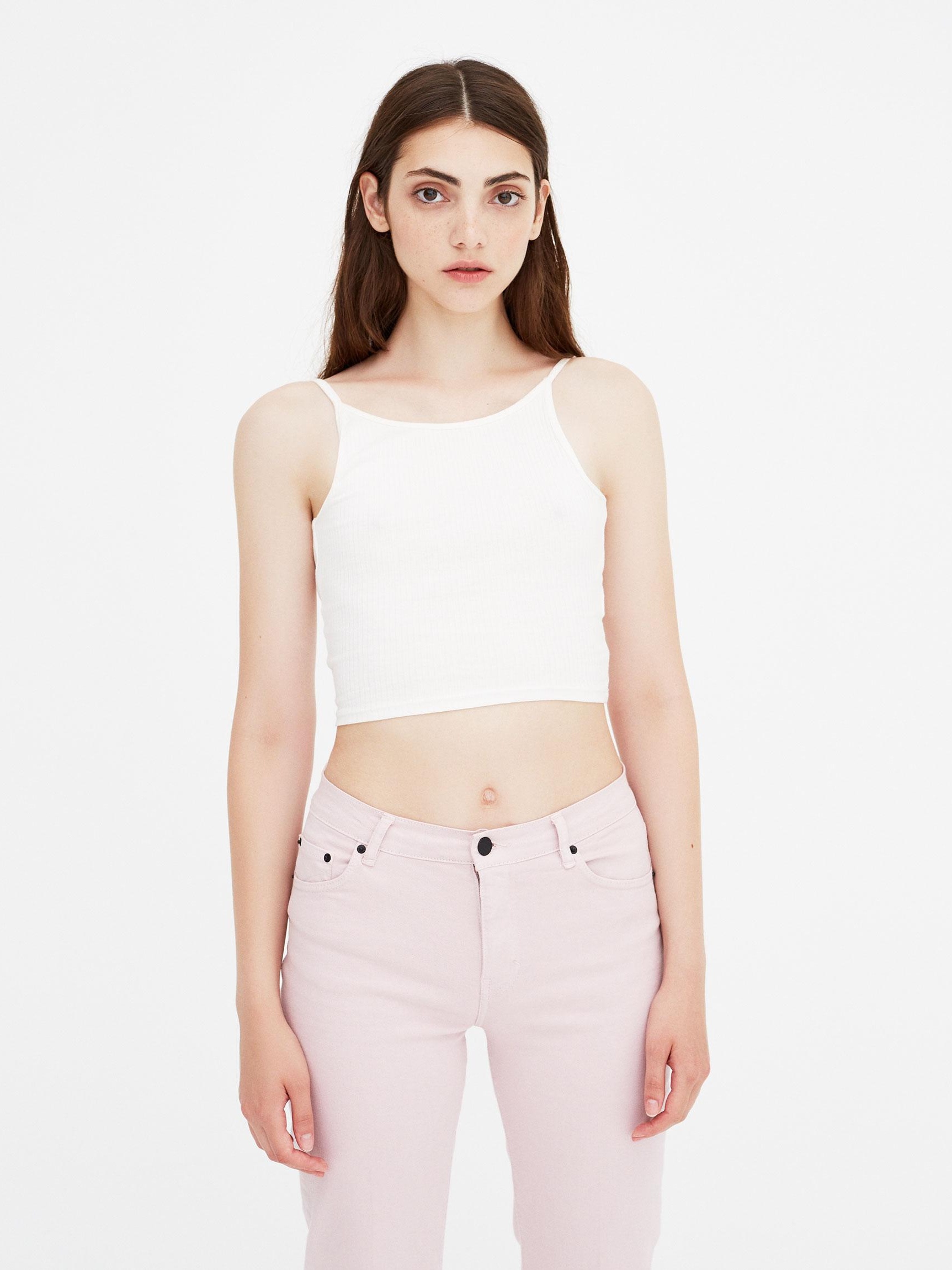 

Топ Pull & Bear 5231/353/805-ACTS M Белый