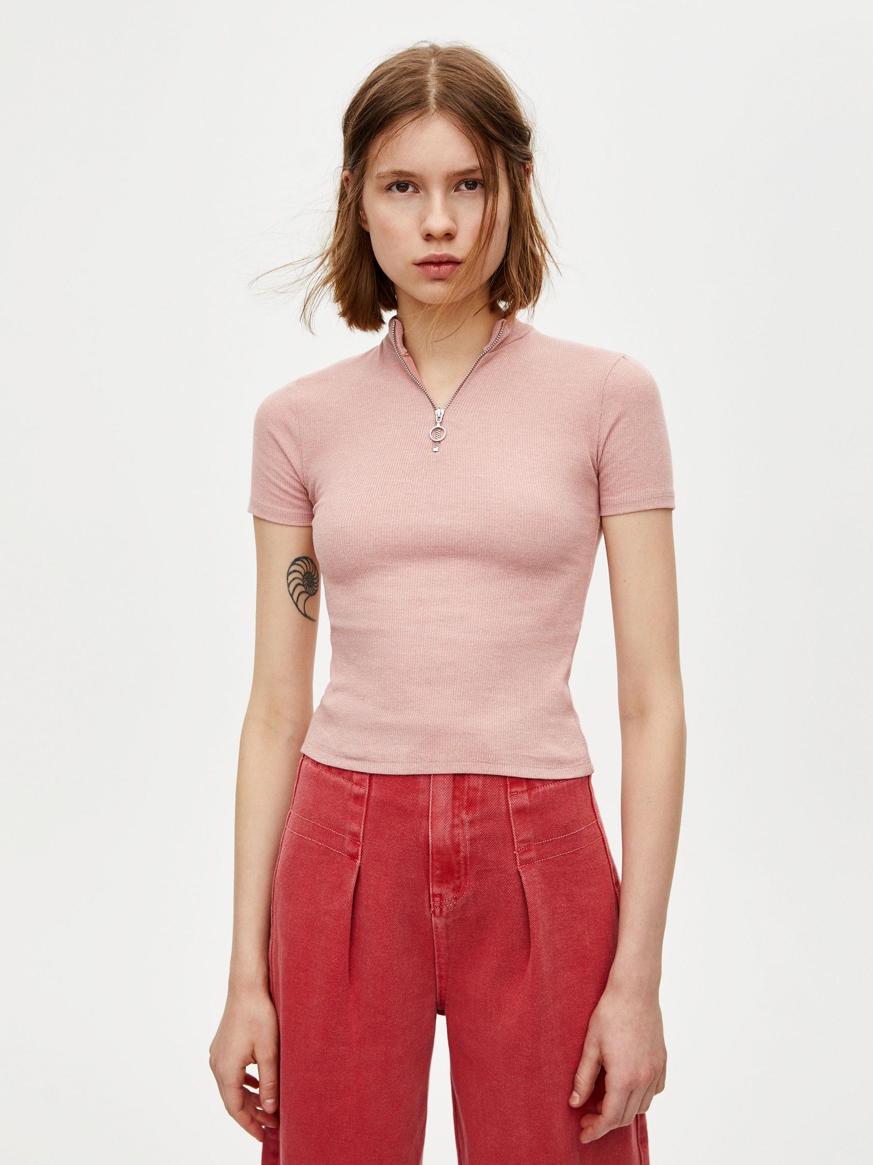 

Топ Pull & Bear 5247/200/625-ACWG L Розовый