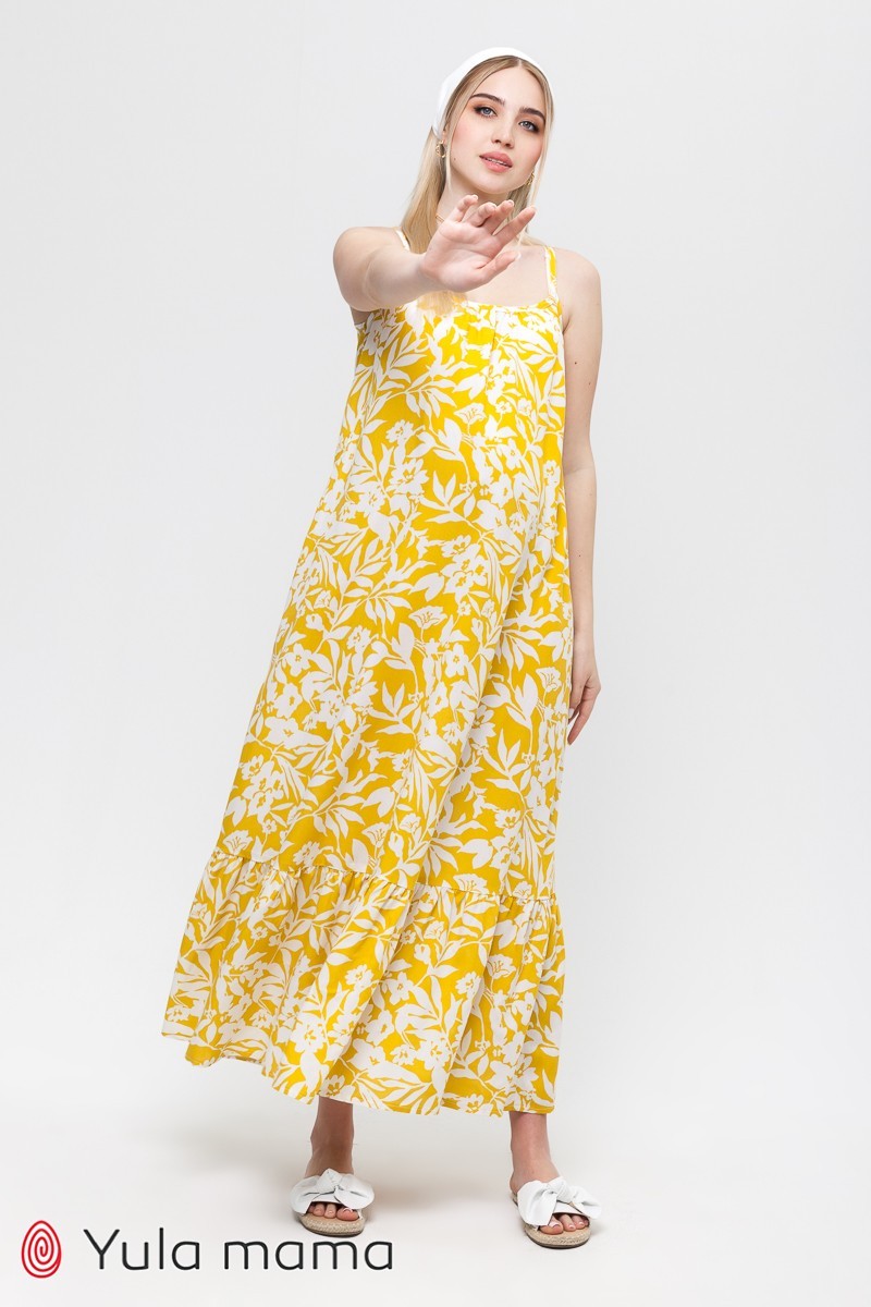 

Сарафан для беременных Юла Мама Sheyla  крупные молочные цветы на желтом фоне (SF-21.052, Сарафан для беременных Юла Мама Sheyla S крупные молочные цветы на желтом фоне (SF-21.052)