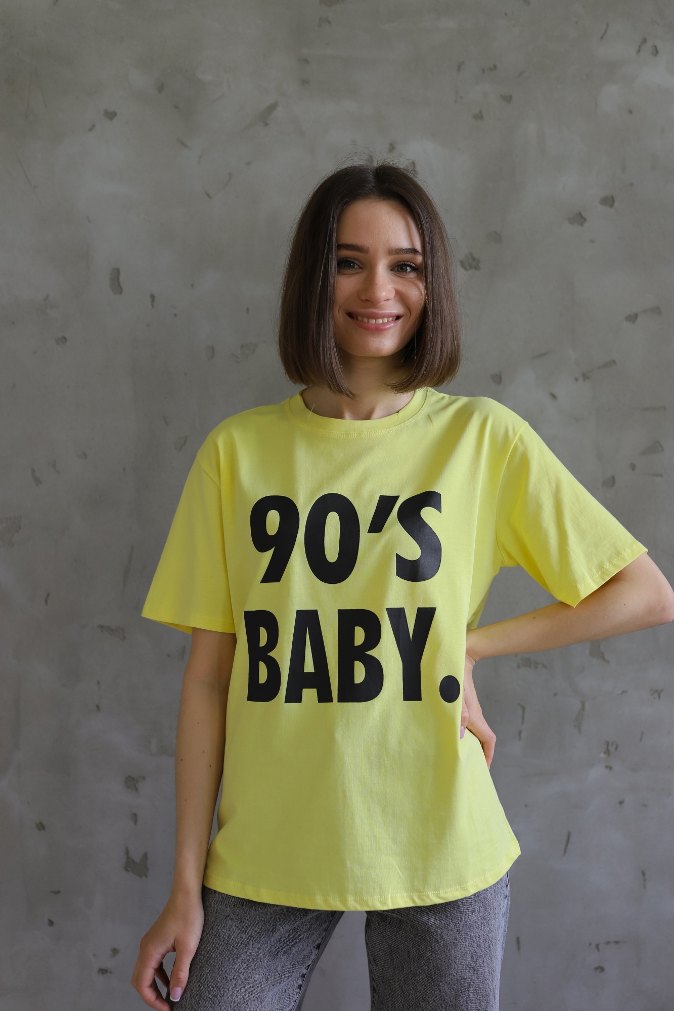 

Футболка SunDi 90's ONE SIZE Желтая