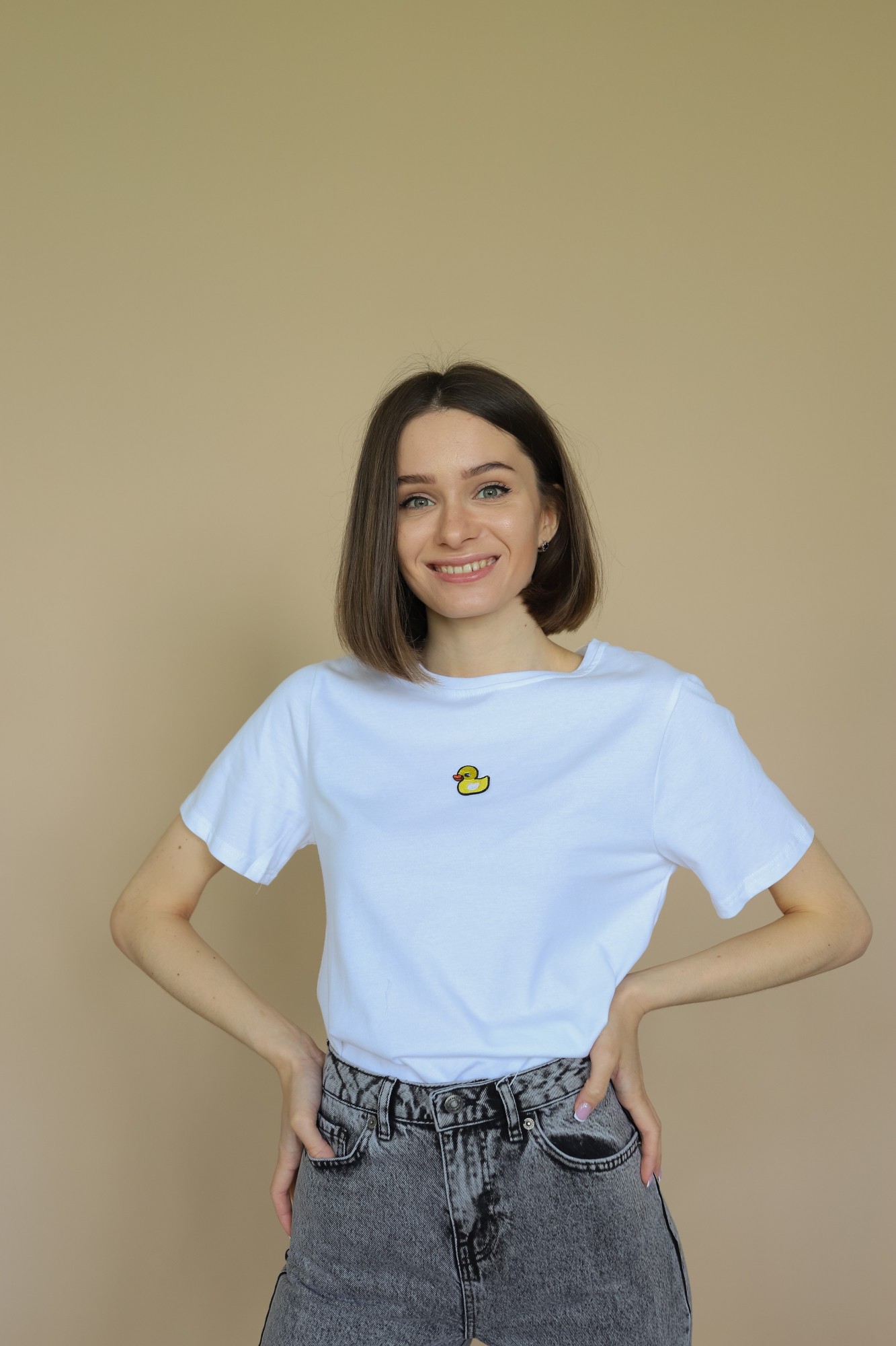 

Футболка SunDi Уточка ONE SIZE Белая
