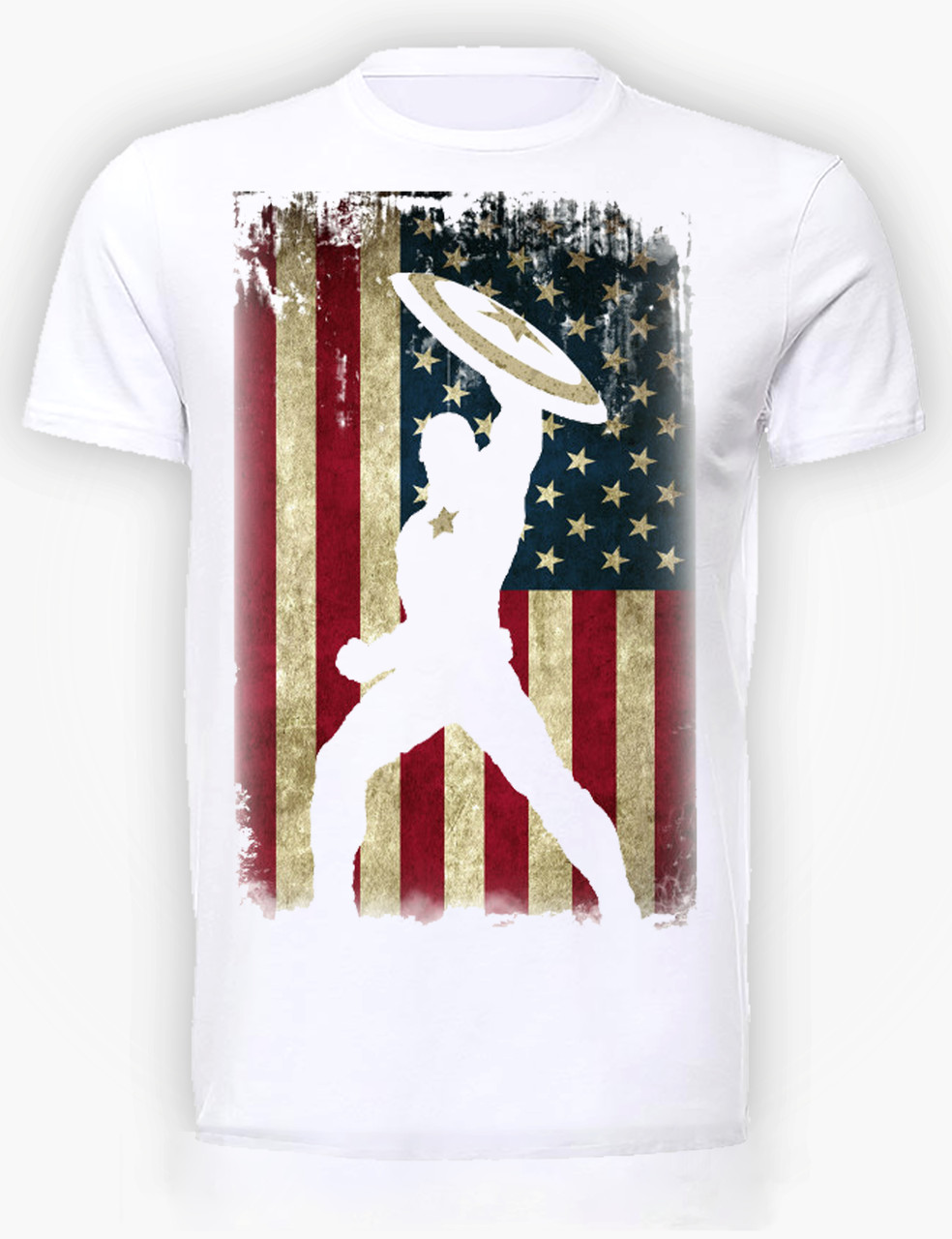 

Футболка GeekLand Капитан Америка Captain America colors of Justice CA.01.096 (FU21CA.01.096/boy-98)