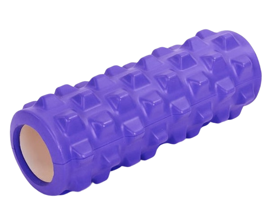 

Валик массажный рельефный Zelart Grid Rumble Yoga Roller 10х31 см, фиолетовый (FI-5394)
