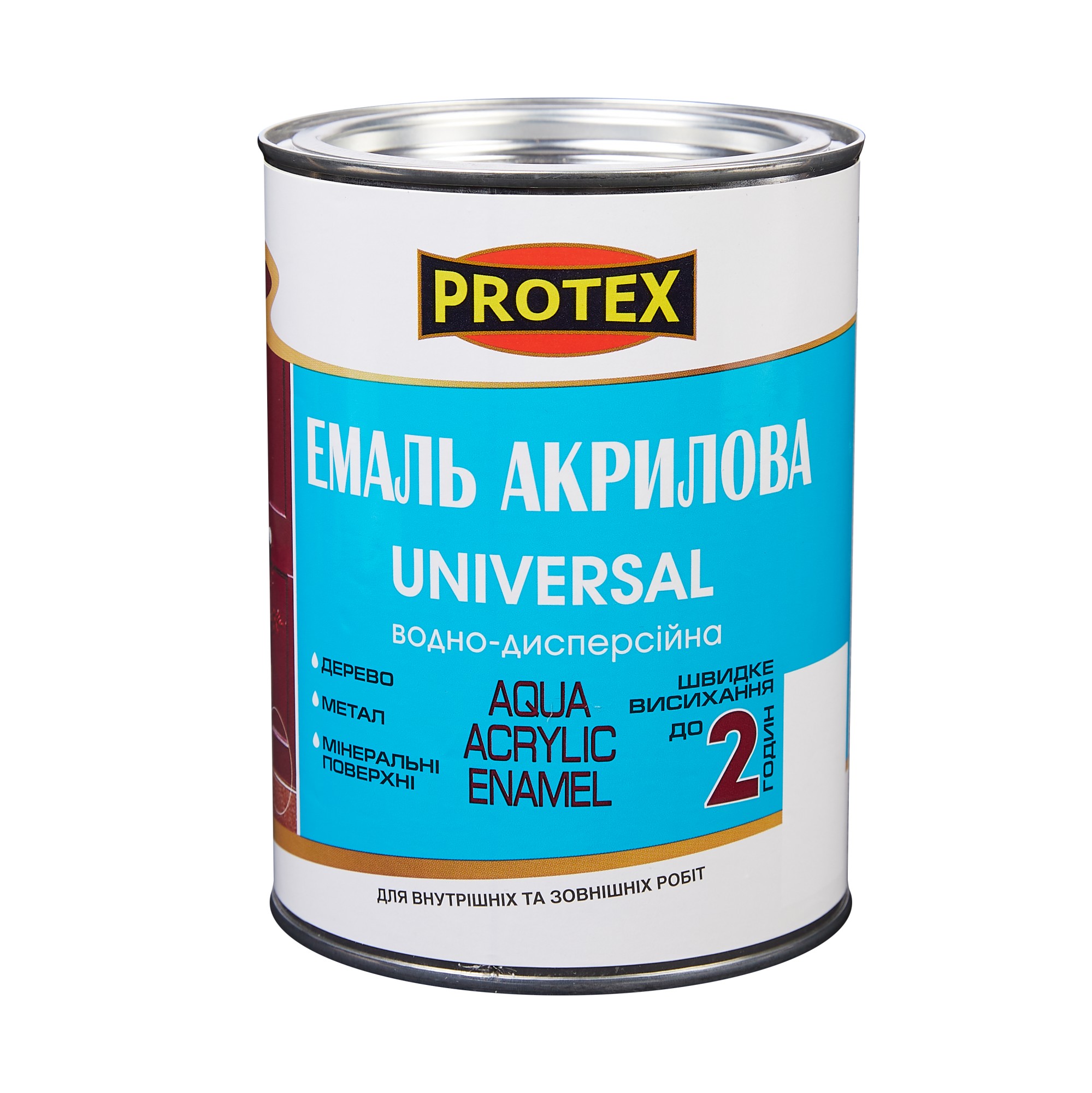 

Эмаль акриловая ВД Universal PROTEX 0.88кг (0.75л) красная