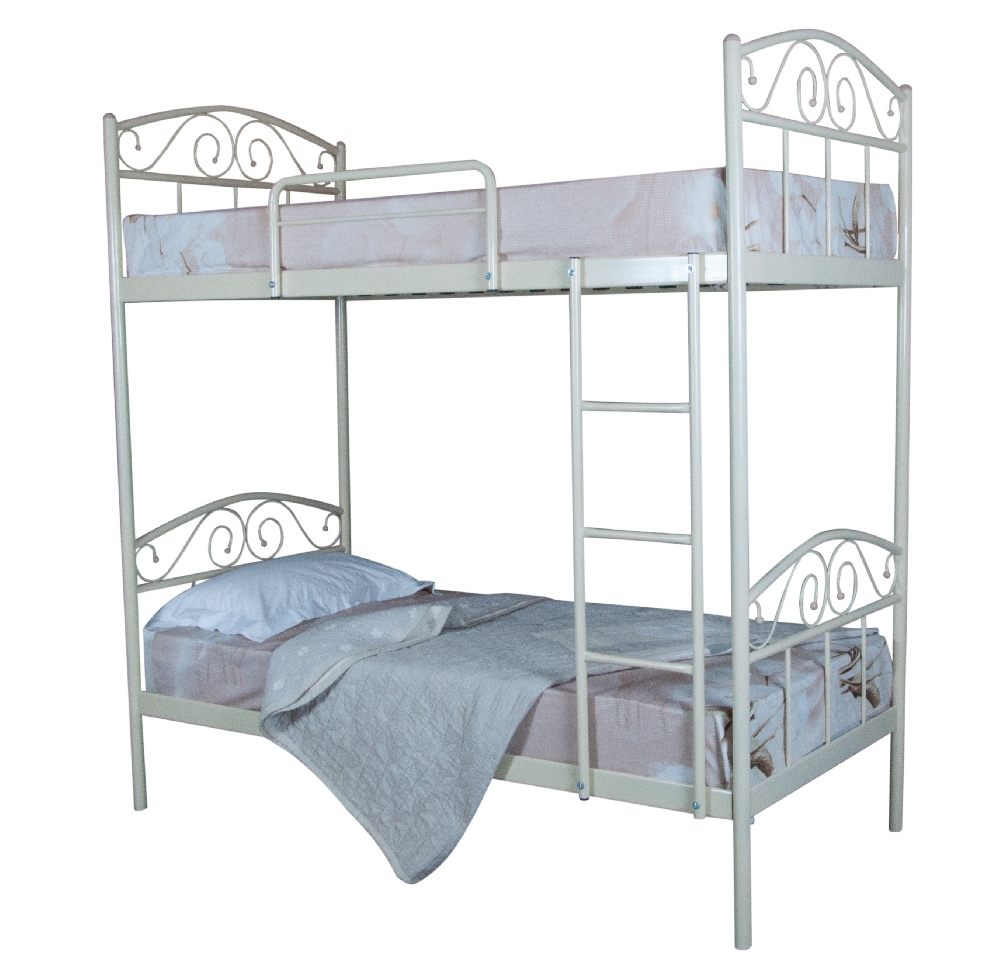 

Кровать MELBI Элис Люкс двухъярусная 90 см x 190 см Белый