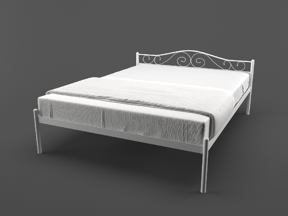 

Кровать MELBI Элис 120 см x 190 см Белый