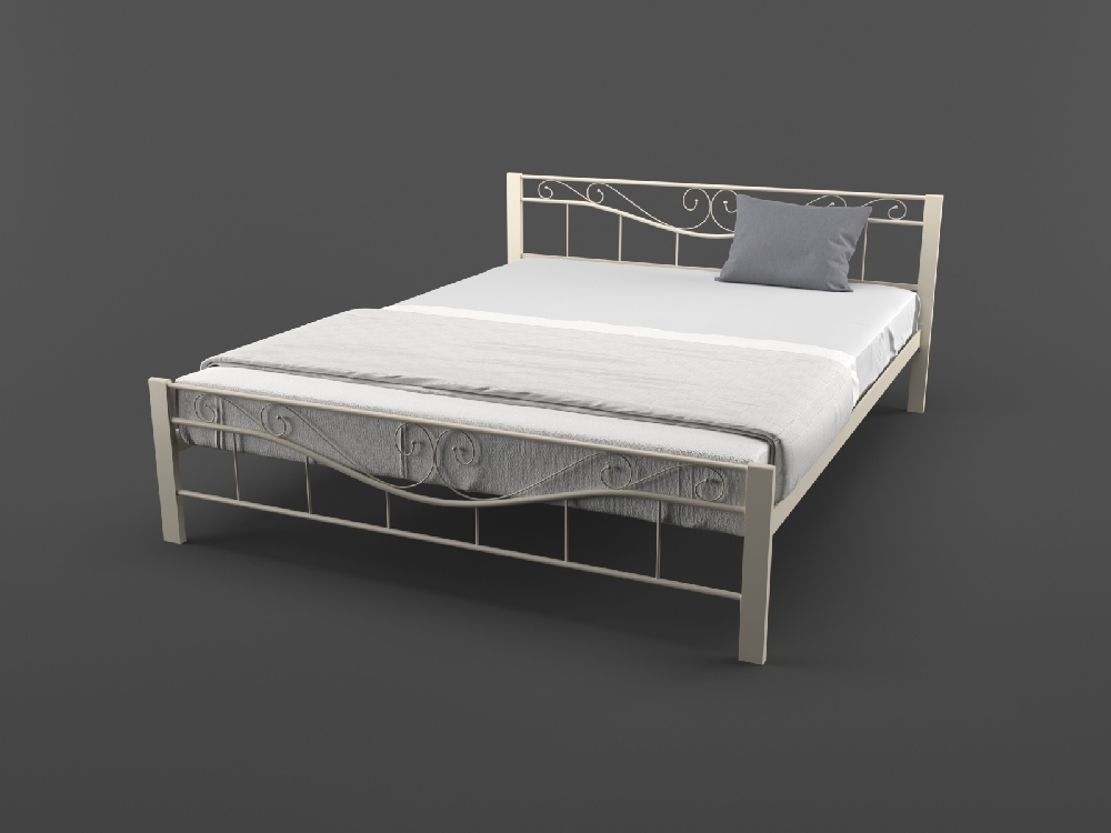 

Кровать MELBI Эмили 180 см x 190 см Бежевый