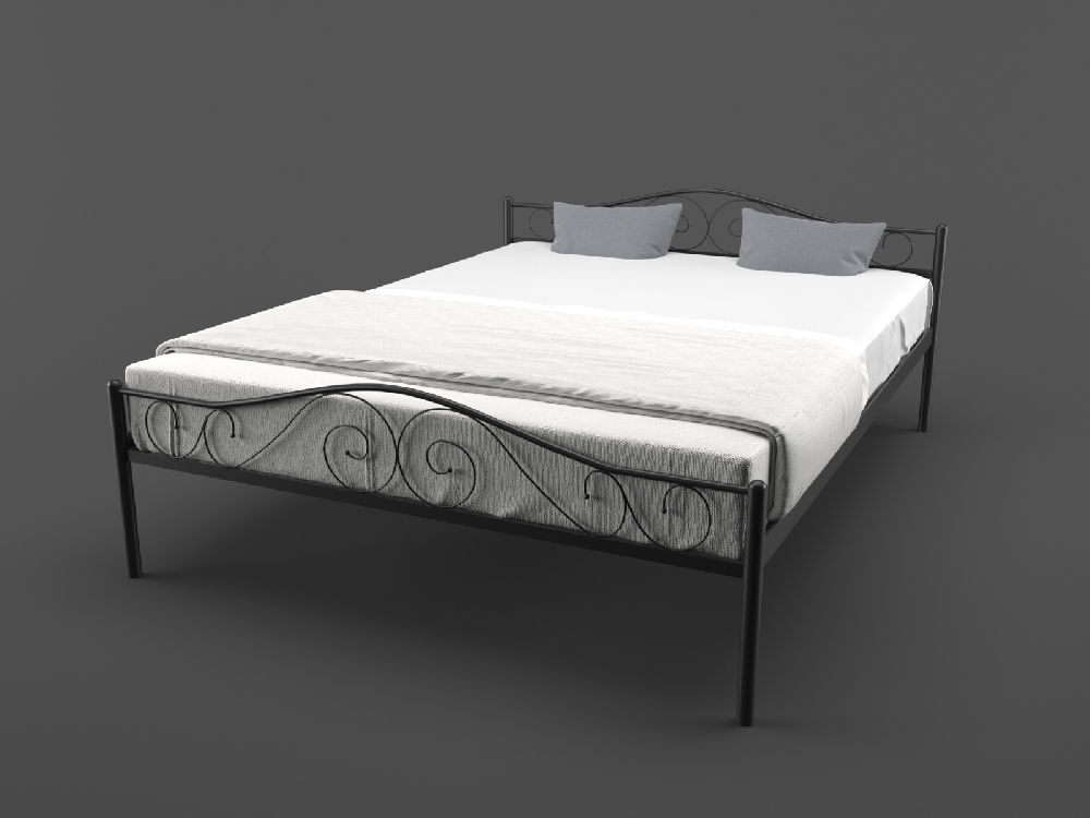 

Кровать MELBI Элис Люкс 120 см x 190 см Черный