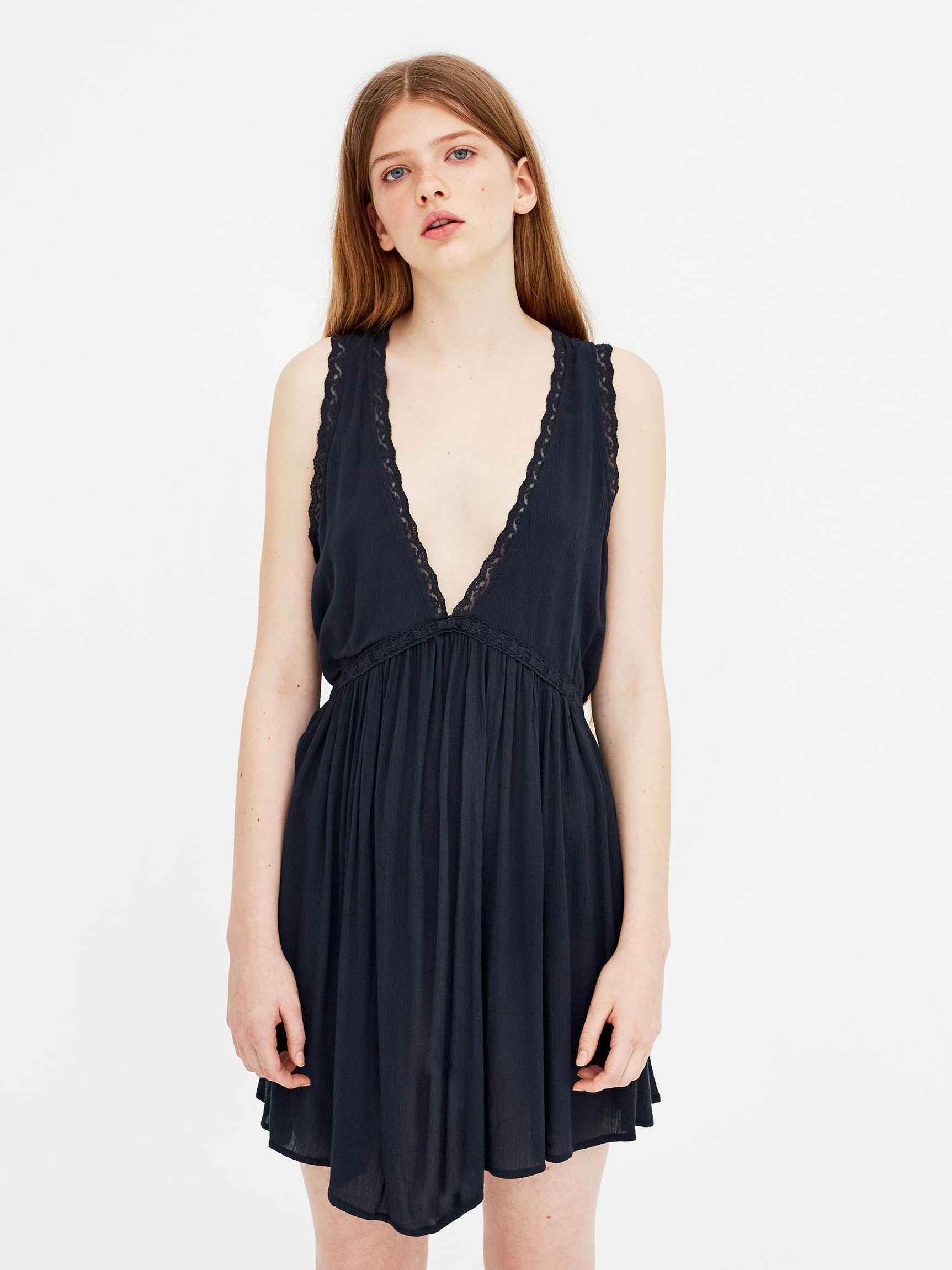 

Платье Pull & Bear 5391/337/833-ACXW L Темно-серое