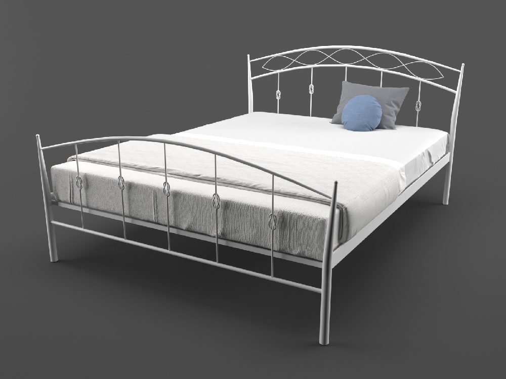 

Кровать MELBI Летиция 180 см x 190 см Белый
