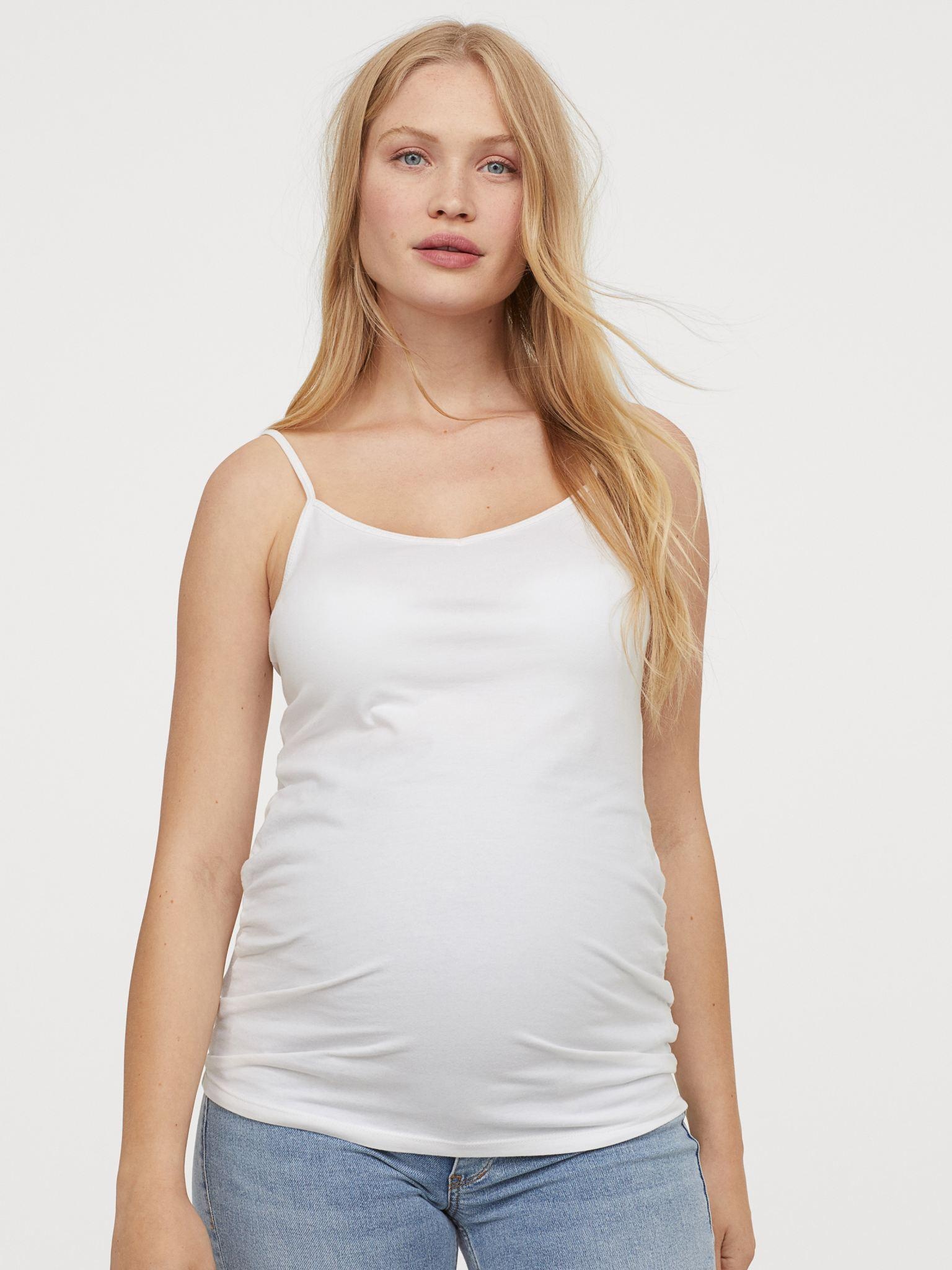 

Майка для беременных H&M 8514502-ABAK S Молочная