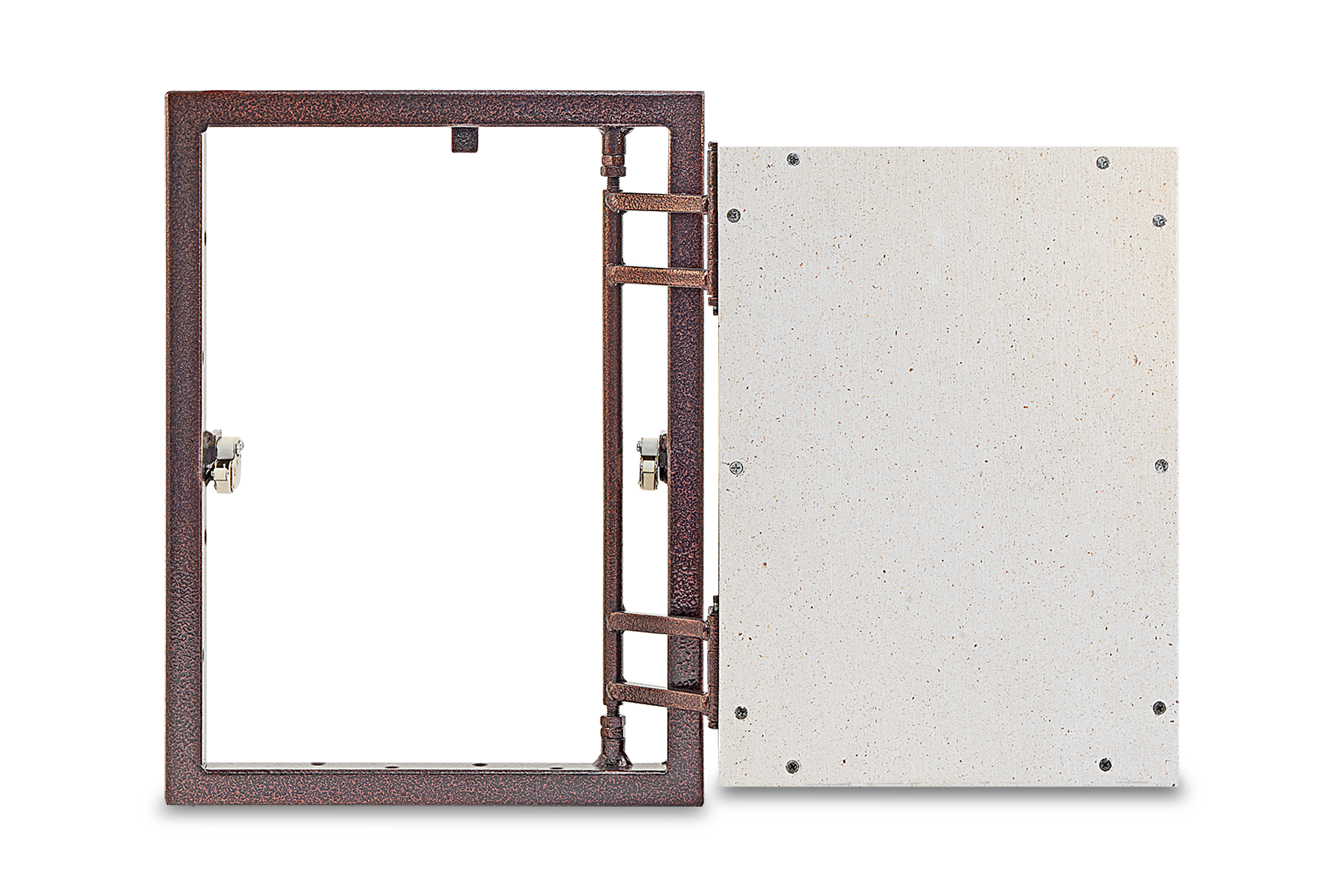 

Люк под плитку настенный нажимной сдвижной с регулировкой Ткбуд Невидимка 400х600