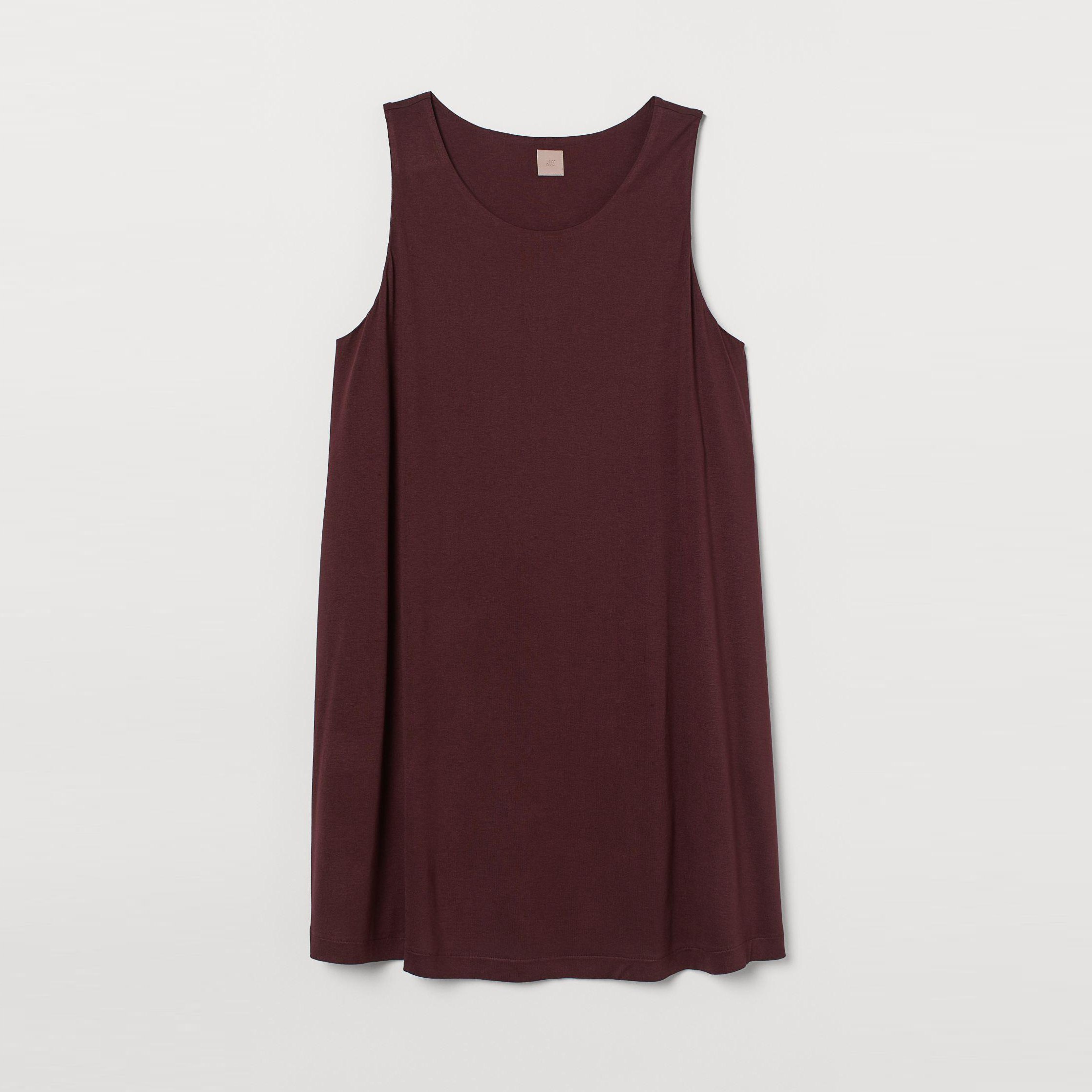

Туника H&M 6670960-ACXL 2XL Темно-вишневая