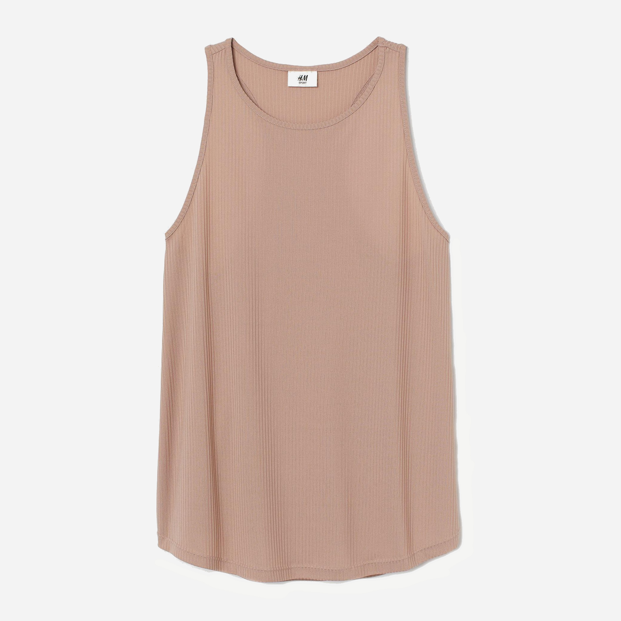 

Спортивная майка H&M 8682132-AFGC M Бежевая с розовым
