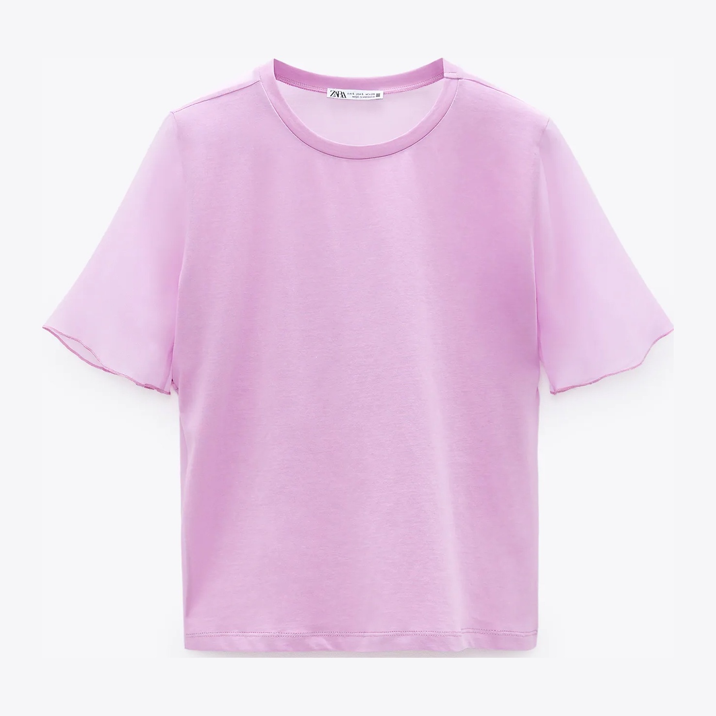 

Футболка Zara 5644/451/653-ACXE M Сиреневая