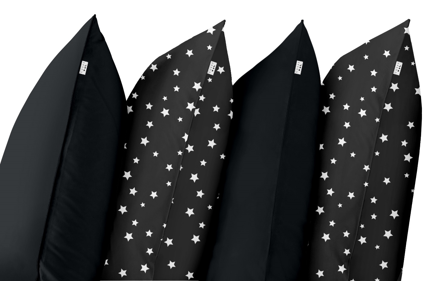 

Набор наволочек Cosas Black Starfall Black 50х70 4 шт