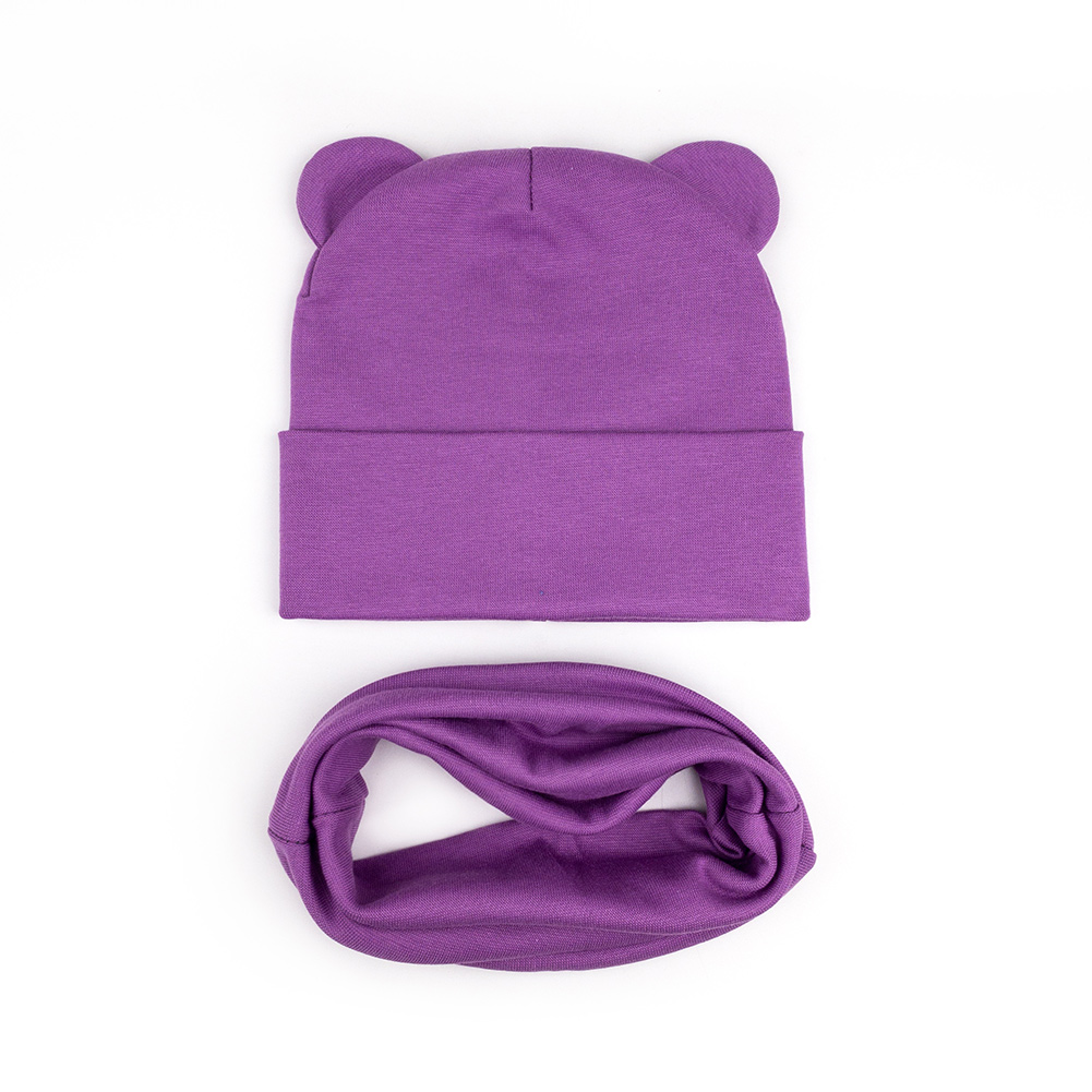 

Комплект Шапка и Хомут Миша 46-48см 01739 Сирень Talvi