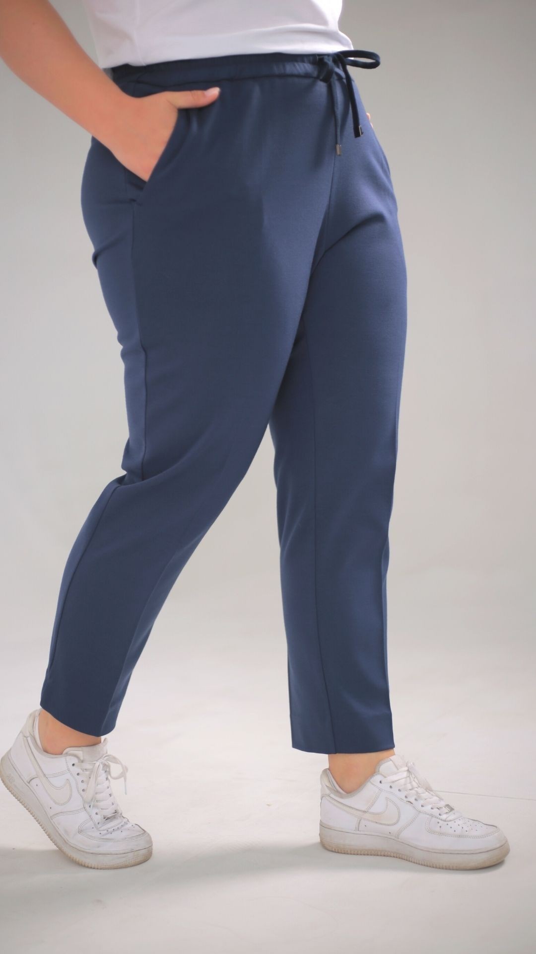 

Женские брюки XXL синие 403-5