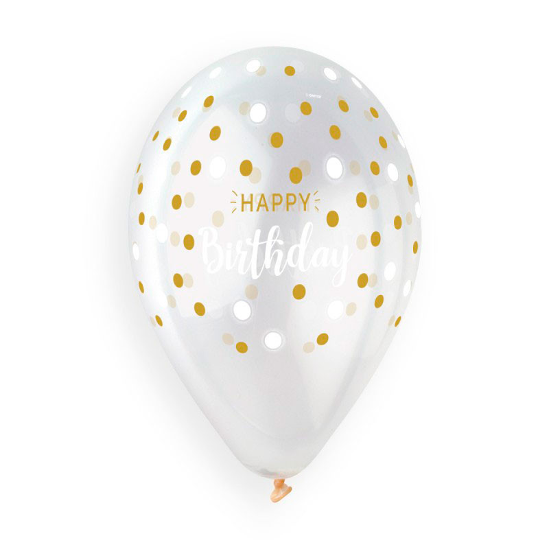 

Повітряні кульки Happy Birthday 50шт/уп 94066