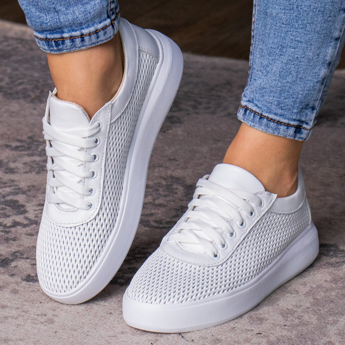 

Кеды женские Fashion Sheba 3059 38 размер 24,5 см Белый