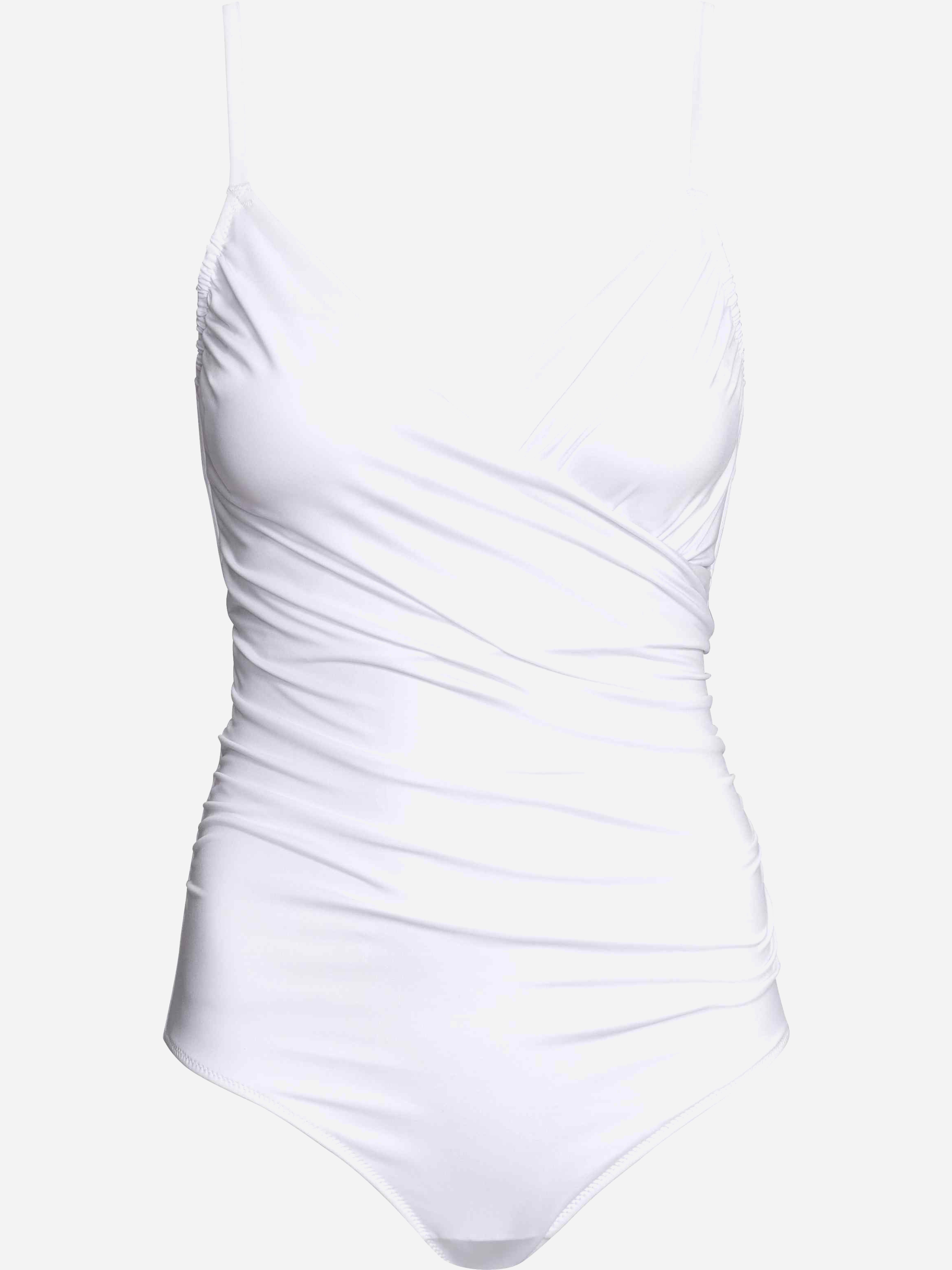 

Купальник слитный женский H&M 1881833-f 40 Белый