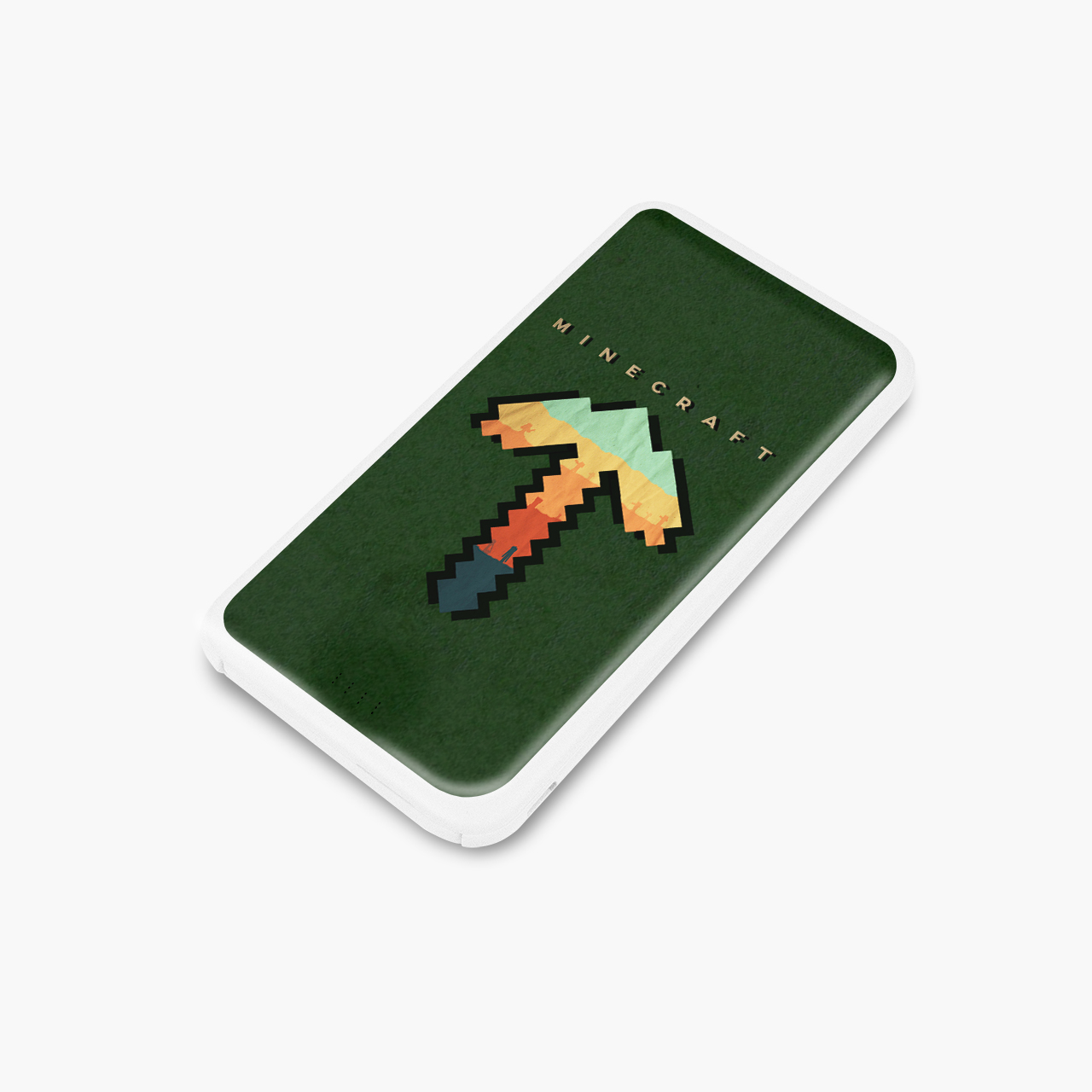 

УМБ 10000 mAh Майнкрафт повербанк (power bank) универсальная портативная батарея (25939-1169) Белая