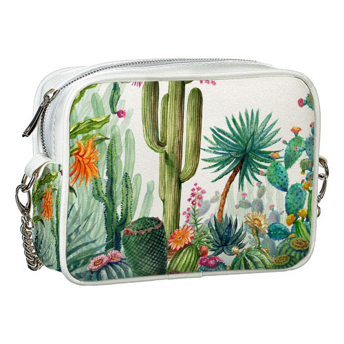 

Сумка на цепочке Cherie Presentville Кактусы разные 21x17x7 см