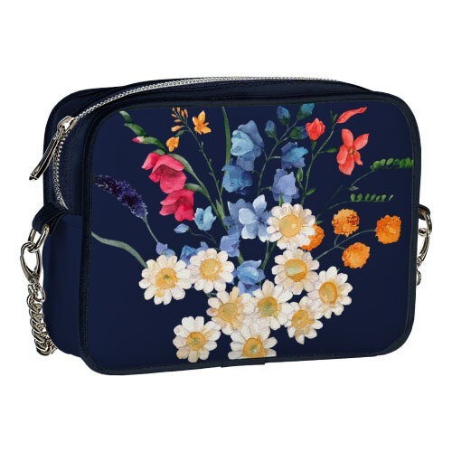 

Сумка на цепочке Cherie Presentville Нежный яркий букет 21x17x7 см