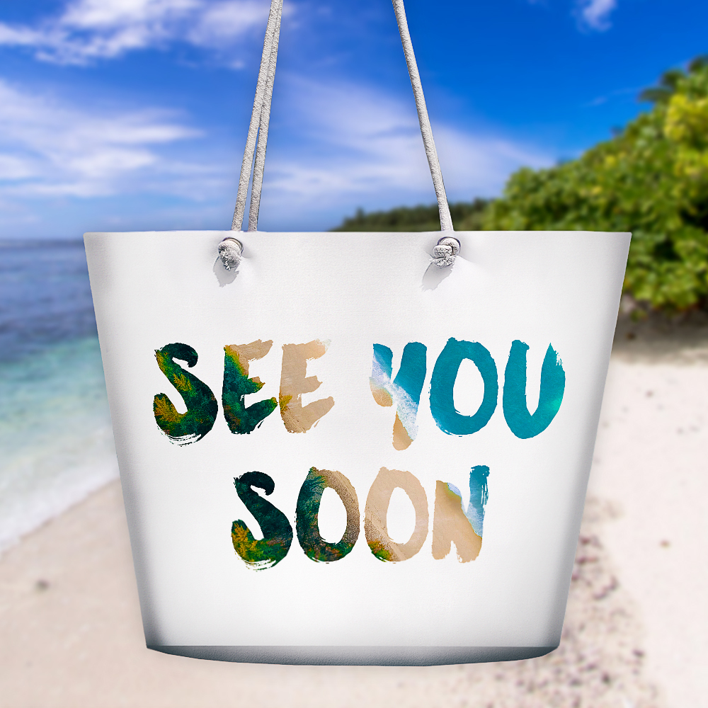 

Пляжная сумка Malibu Presentville See you soon 50х36х15 см