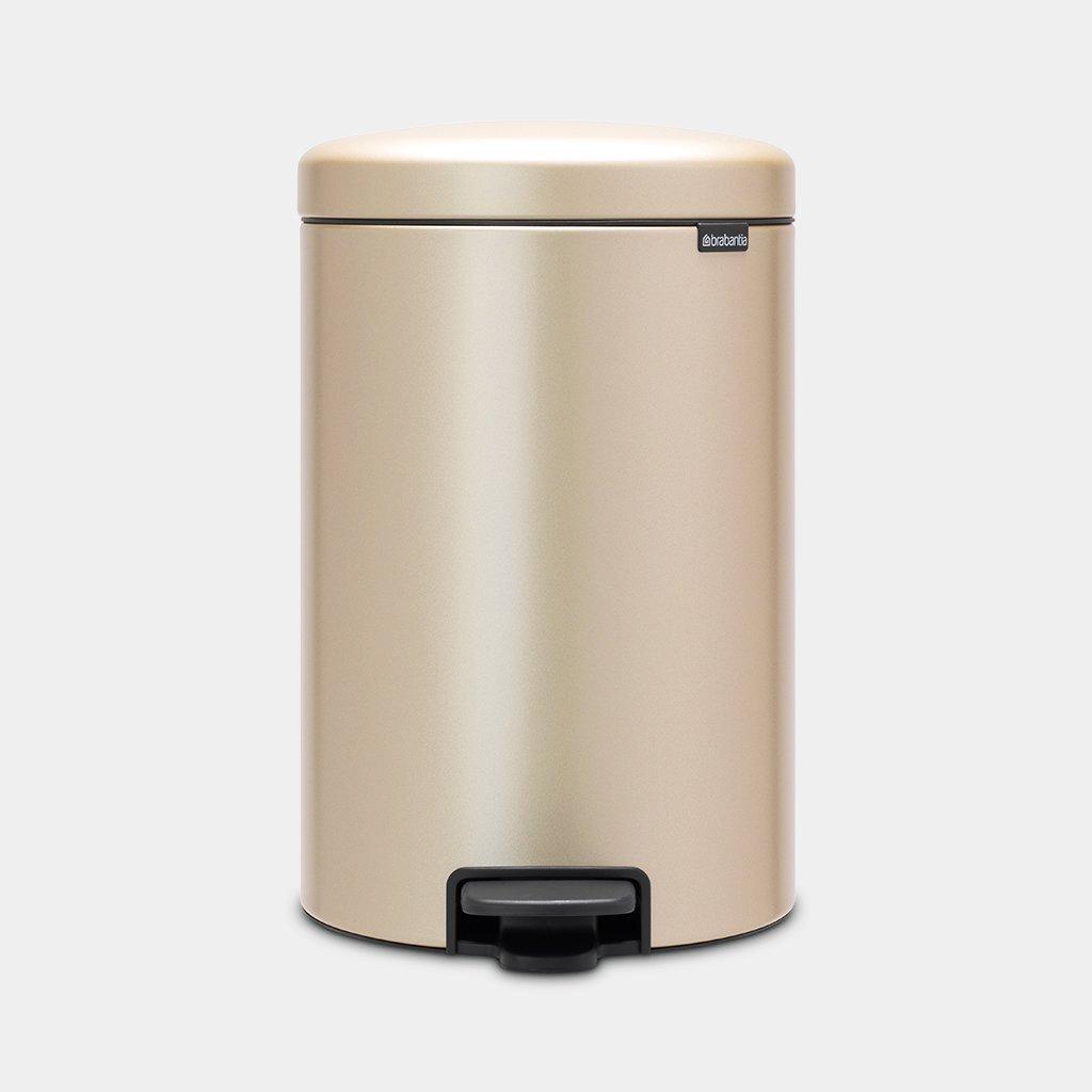 

Ведро для мусора с педалью Brabantia Pedal Bin NewIcon 20 л Champagne 304460