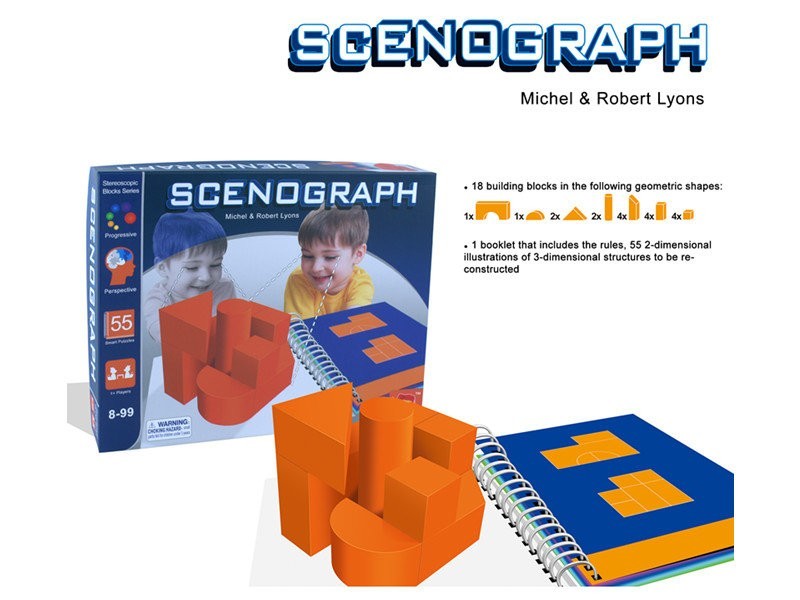 

Развивающая настольная игра головоломка "Scenograph" GT274412