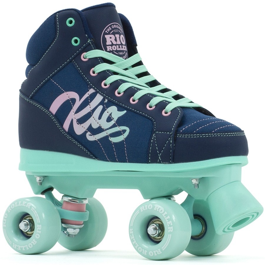 

Детские роликовые коньки Rio Roller Lumina 35.5 navy-green RIO240-NG-35.5