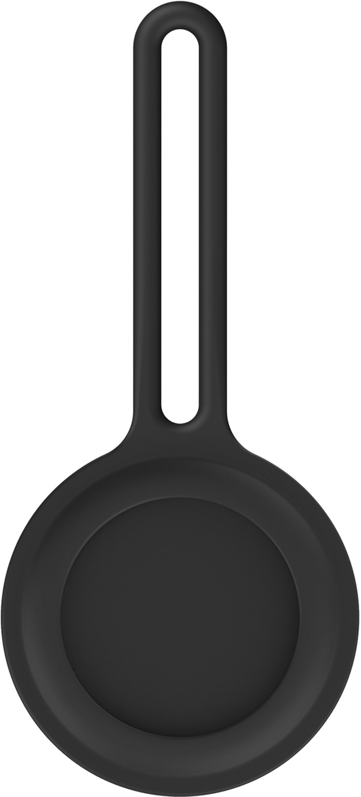 

Брелок - чехол Silicone Long Loop для AirTag Black - Черный