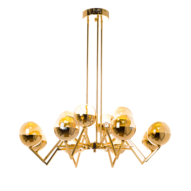 

Люстра подвесная LED Light House ES-15956/8+4/gold золото