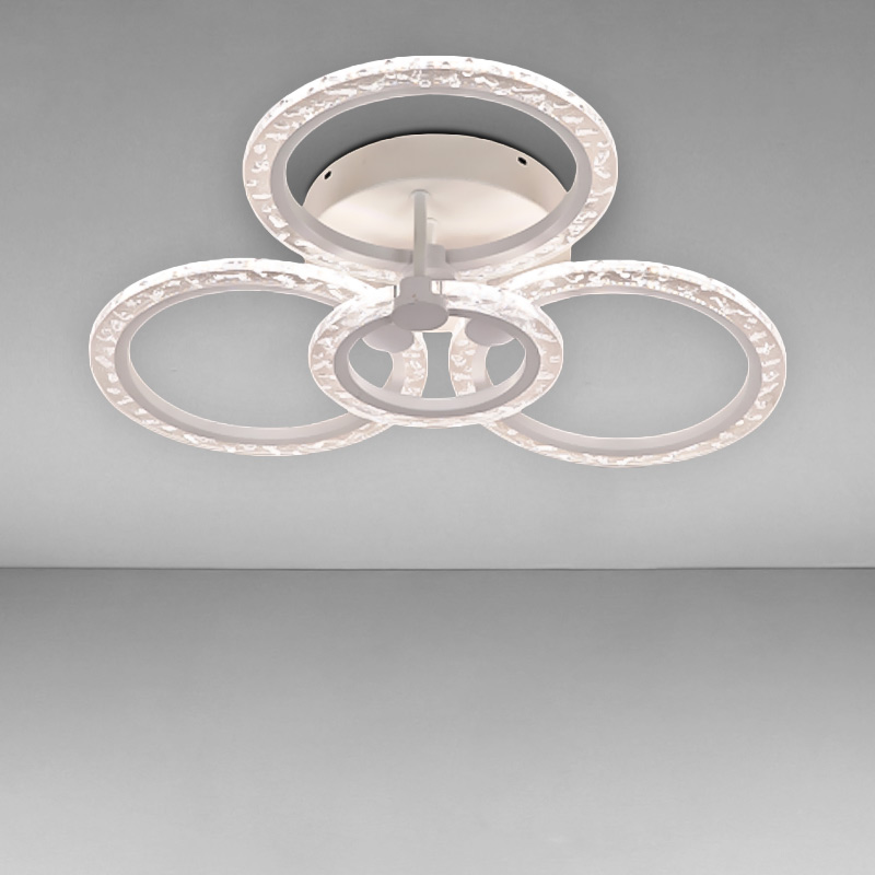 

Люстра стельова LED Light House NM-15932/3+1 RGB WH 88W біла