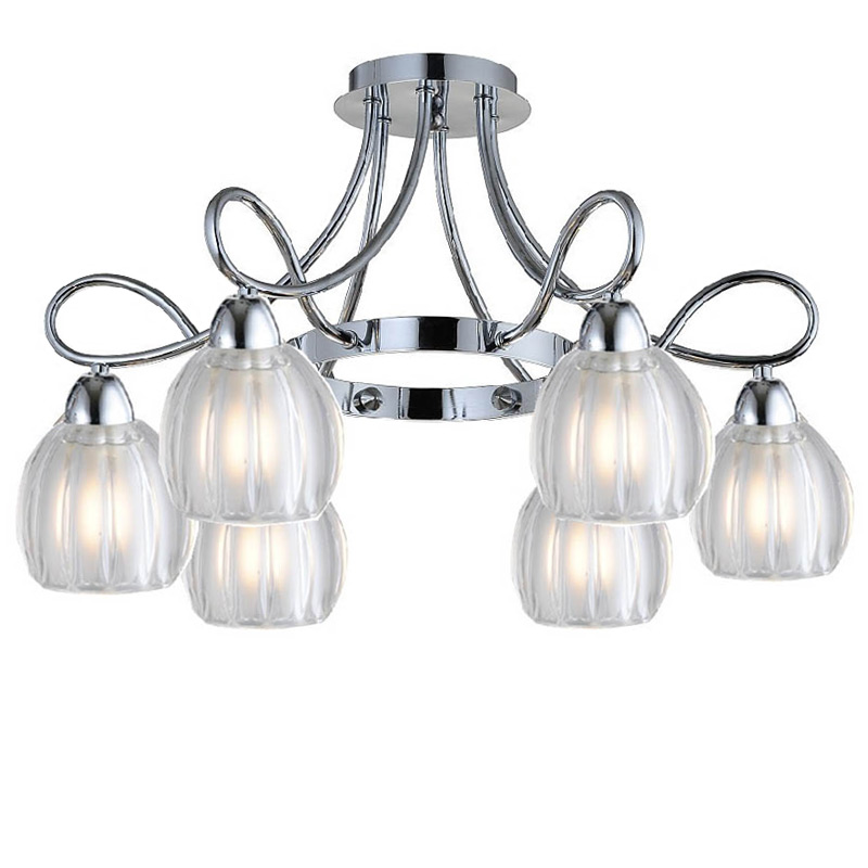 

Люстра стельова Light House ES-15970/6 хром