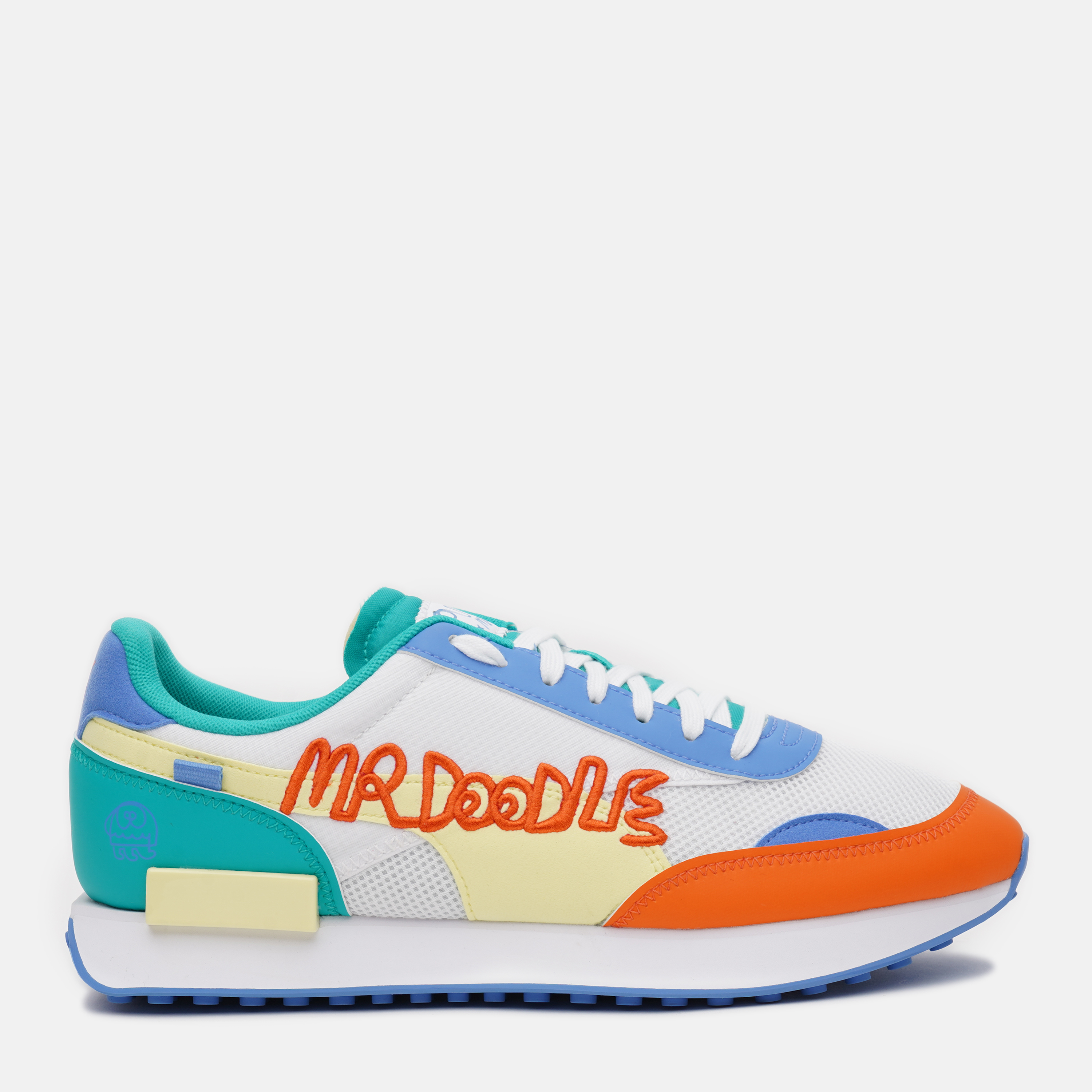 

Кроссовки Puma Future Rider Mr Doodle 37579001 44 (9.5) 28.5 см White-Yellow Pear-Ultramarine