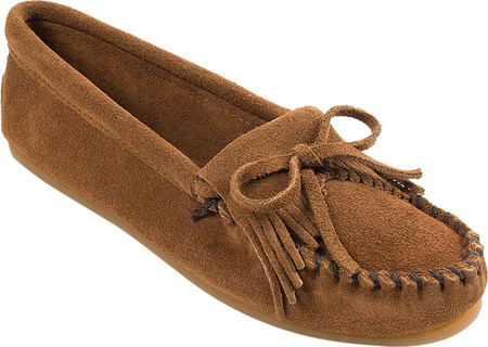 

Женские мокасины Minnetonka Kilty Hardsole Driving Moc Dusty Brown Suede 42