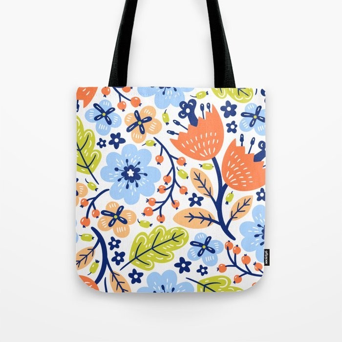 

Сумка Шоппер Риша Мясов Floral pattern illustration (sum-0048)